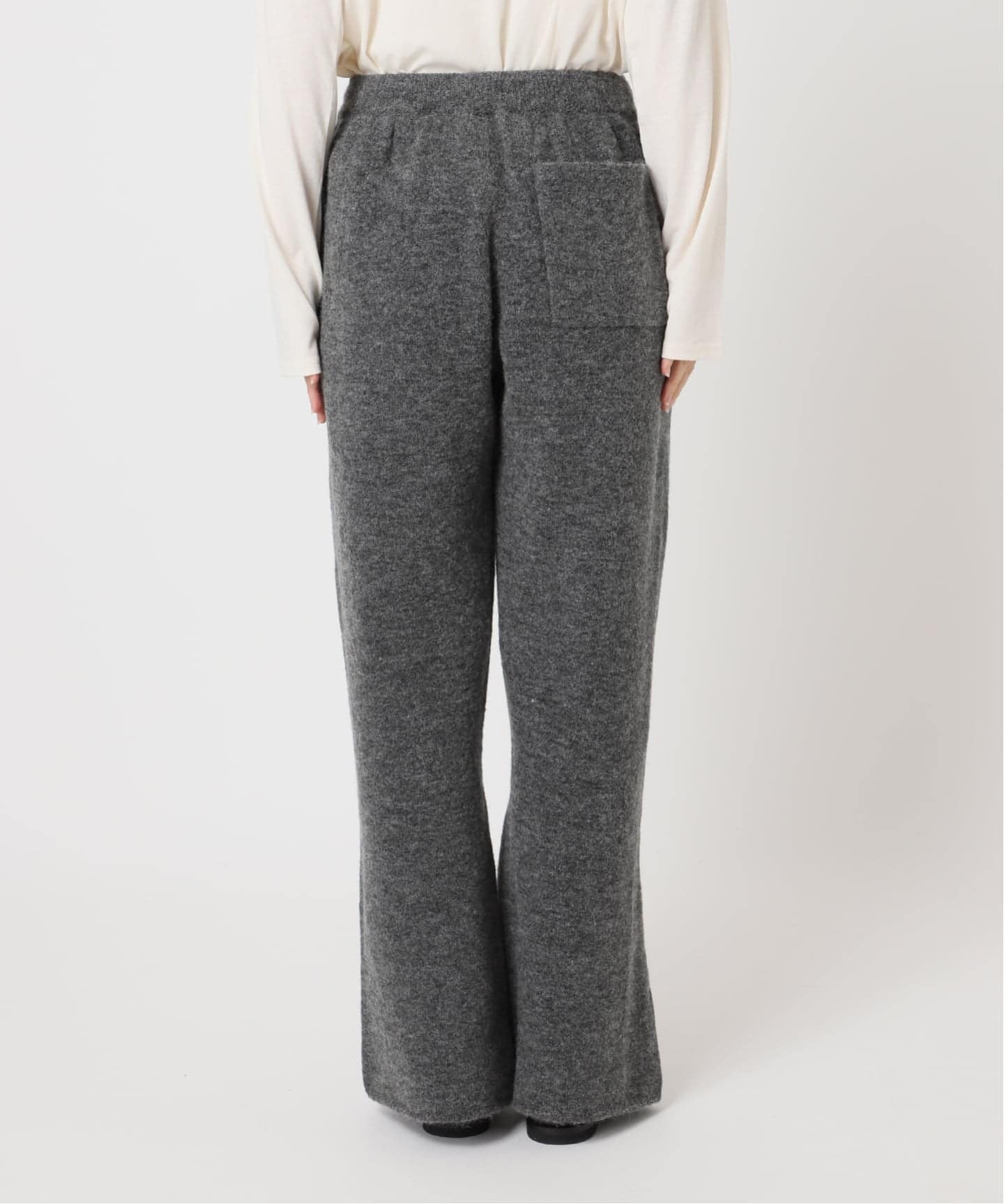 ≪予約≫アルパカミックスニットジョガーパンツ（スラックス