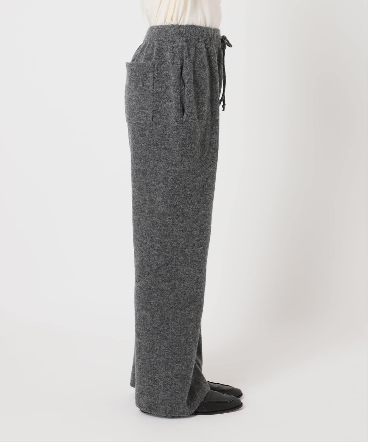 ≪予約≫アルパカミックスニットジョガーパンツ（スラックス