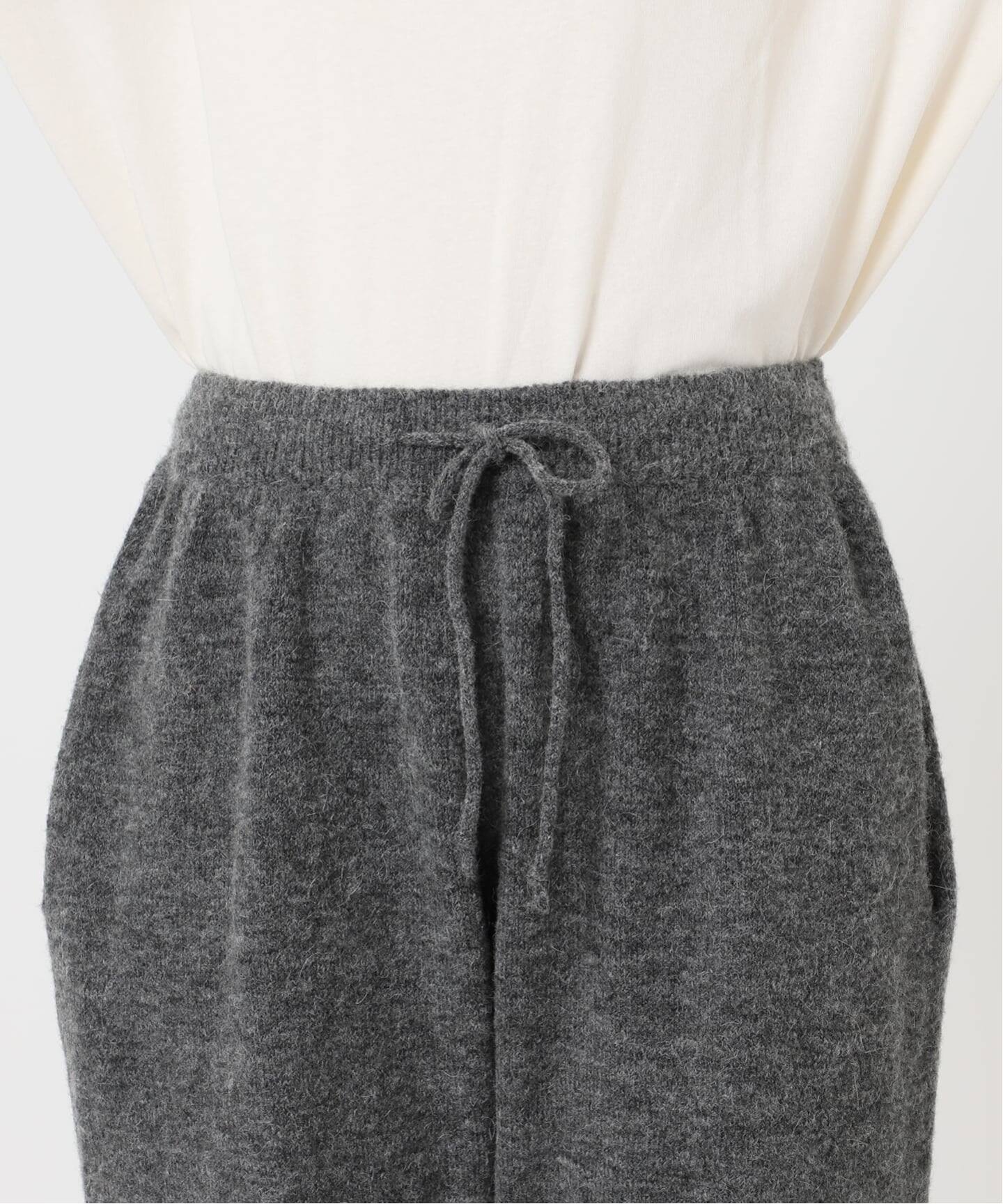 ≪予約≫アルパカミックスニットジョガーパンツ（スラックス