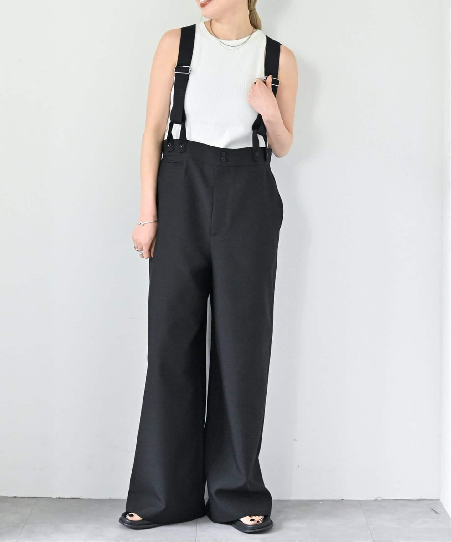 新品⭐︎OUTDOOR PRODUCTS  アメスリサスペンダーパンツSET 追加3 アメスリ*サスペンダーパンツ2点SET（スラックス