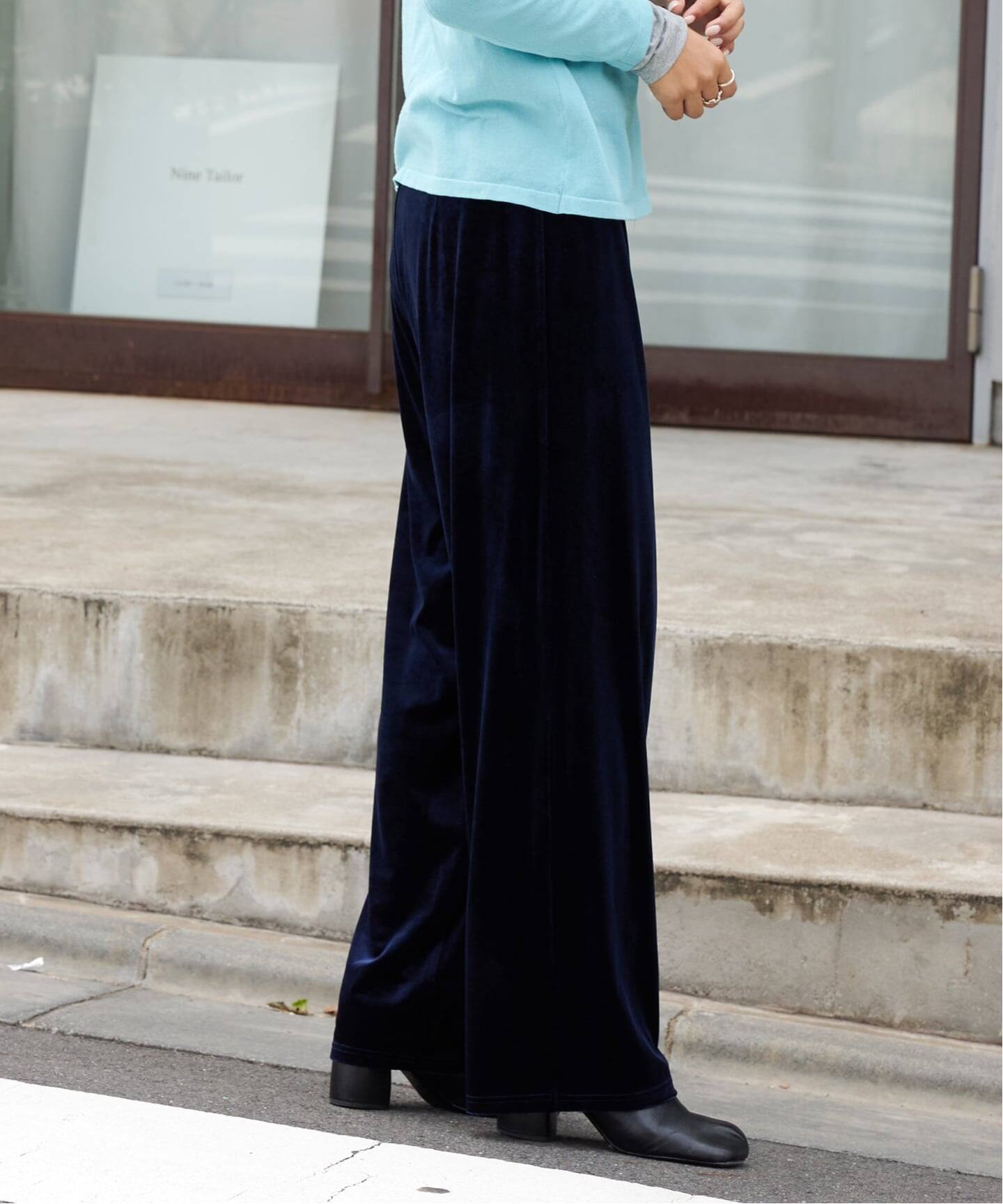 超激レア✨ポロバイラルフローレン ベロアパンツ スラックス ブルー系 32/32 新色追加 ベロアフレアパンツ（スラックス）｜OUTDOOR PRODUCTS