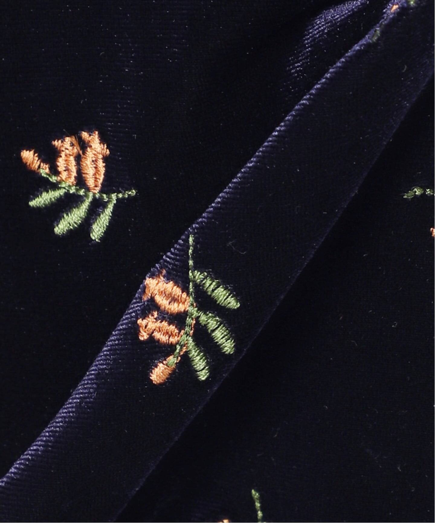 ≪追加 予約≫刺繍ベロアフレアパンツ（スラックス）｜OUTDOOR