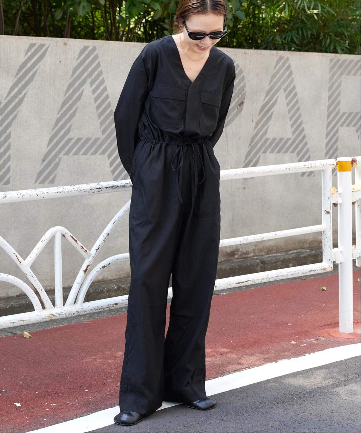 VネックL/Sオールインワン（つなぎ／オールインワン）｜OUTDOOR