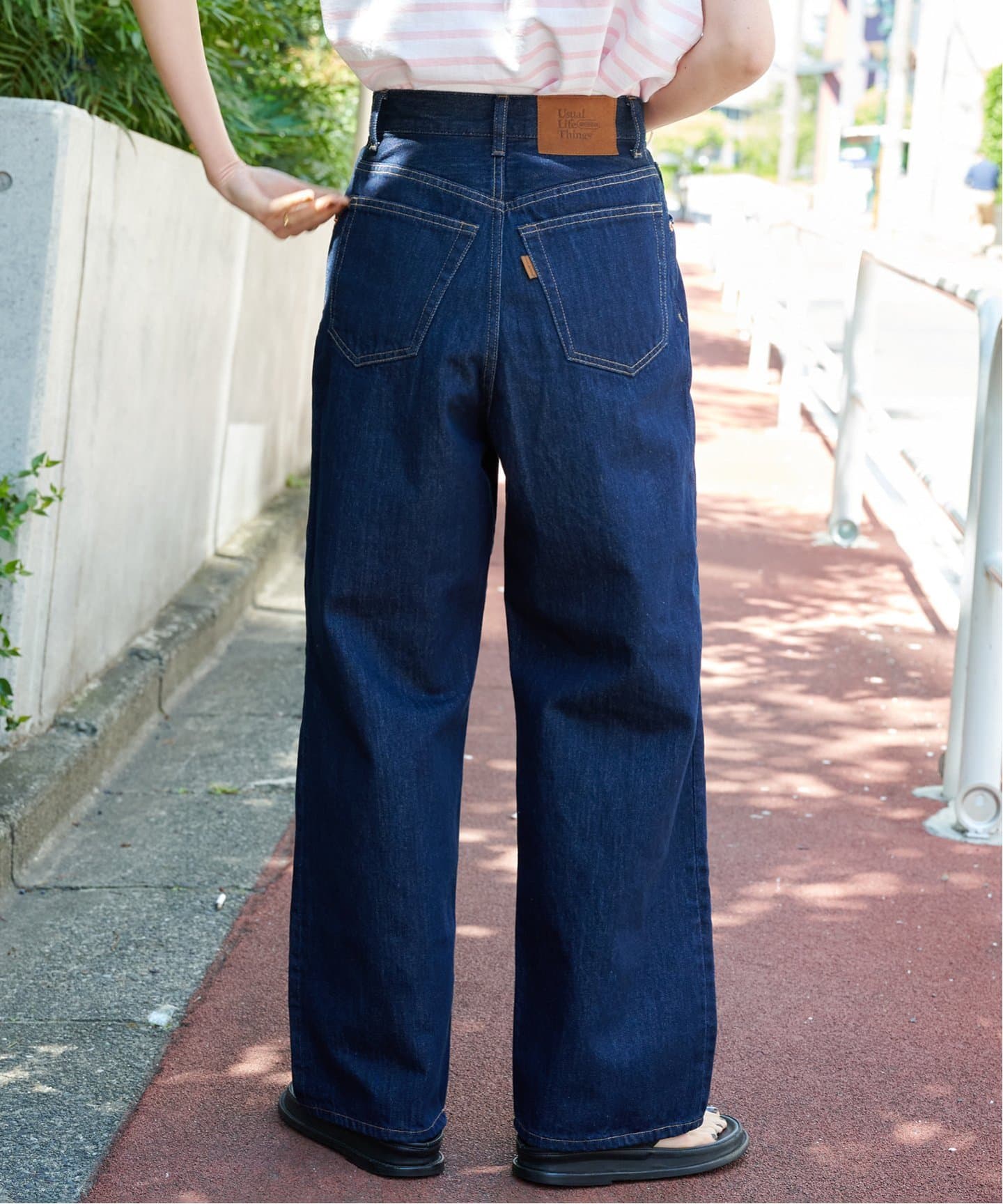 ULTライトデニムハイライズルーズ5PKT サイズ38 追加4 ULTライトデニムハイライズルーズ5PKT（デニムパンツ・ジーンズ