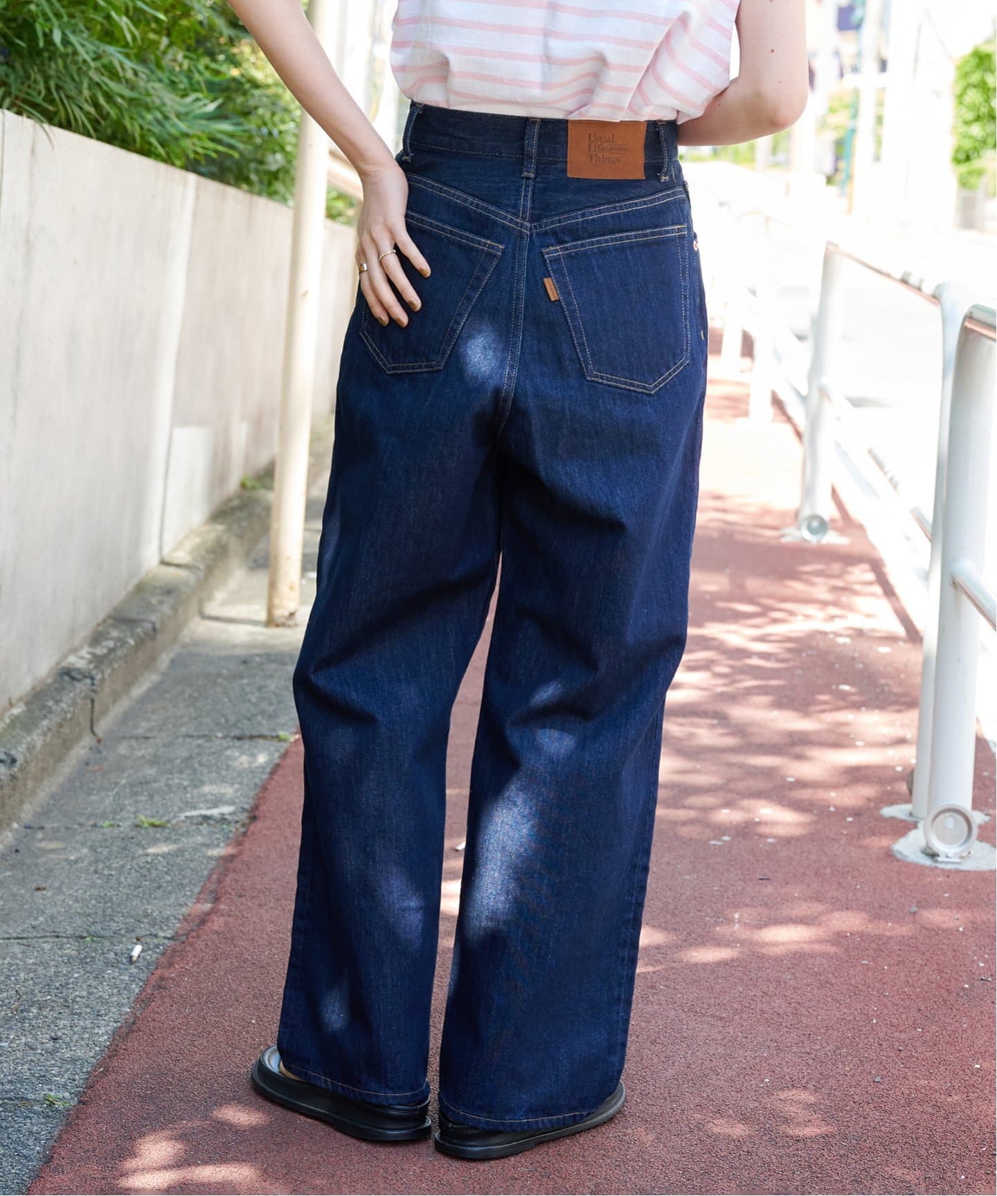 ULTライトデニムハイライズルーズ5PKT サイズ38 OUTDOOR PRODUCTS Usual Things｜追加2 ULTライトデニム