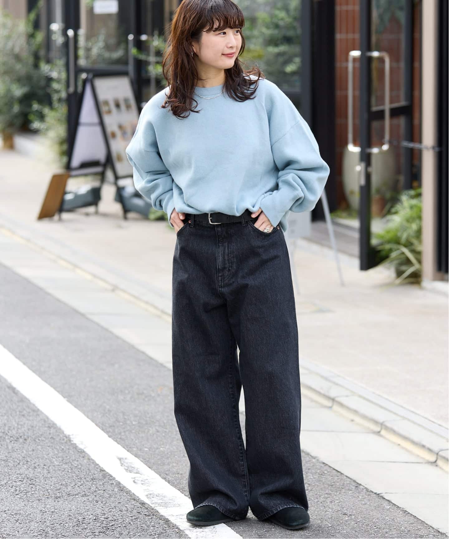 ULTライトデニムハイライズルーズ5PKT サイズ38 OUTDOOR PRODUCTS Usual Things｜追加3 ULTライトデニム