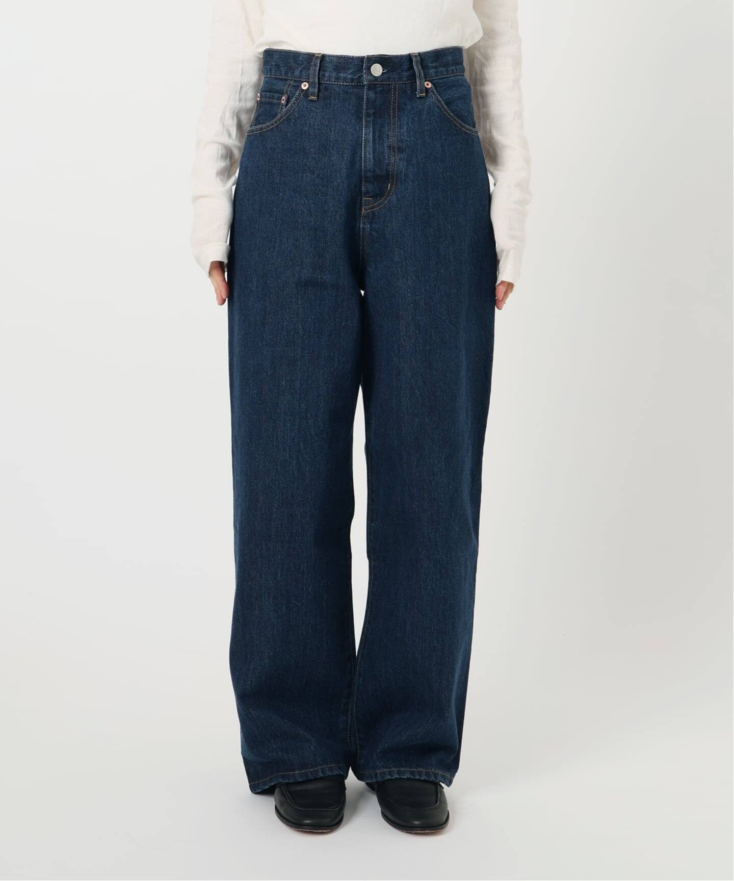 追4 ULTデニムハイライズルーズ5PKT（デニムパンツ・ジーンズ