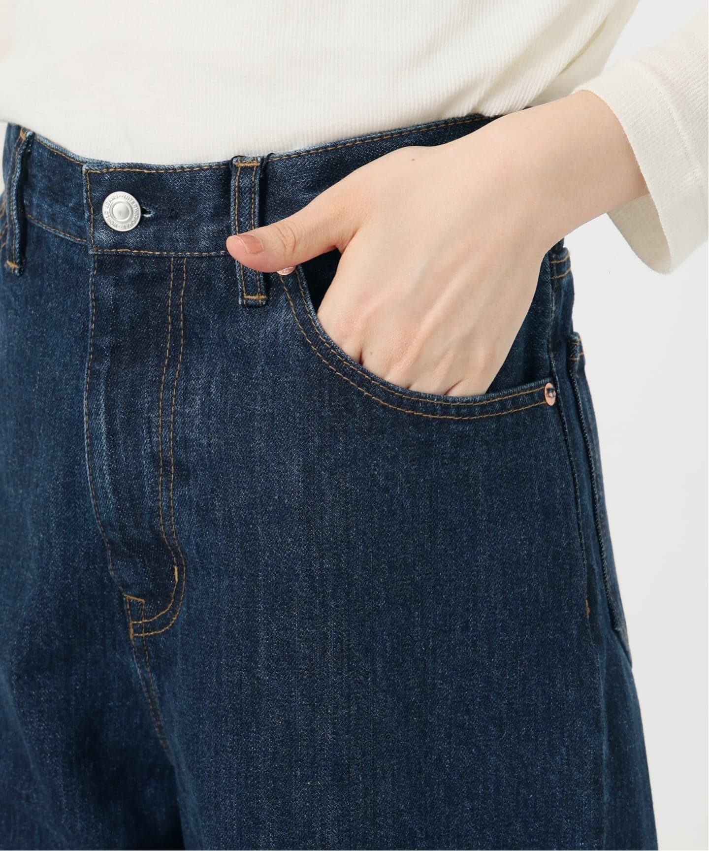 追加5 ULTデニムハイライズルーズ5PKT（デニムパンツ・ジーンズ