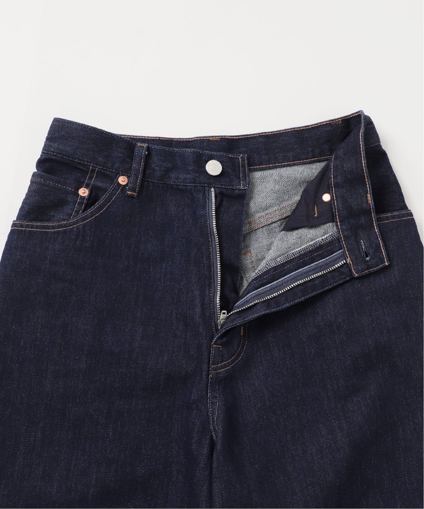 〝新品・未使用〟ULTライトデニムハイライズルーズ5PKT OUTDOOR PRODUCTS Usual Things｜中目 EC限定 追加 ULTライト