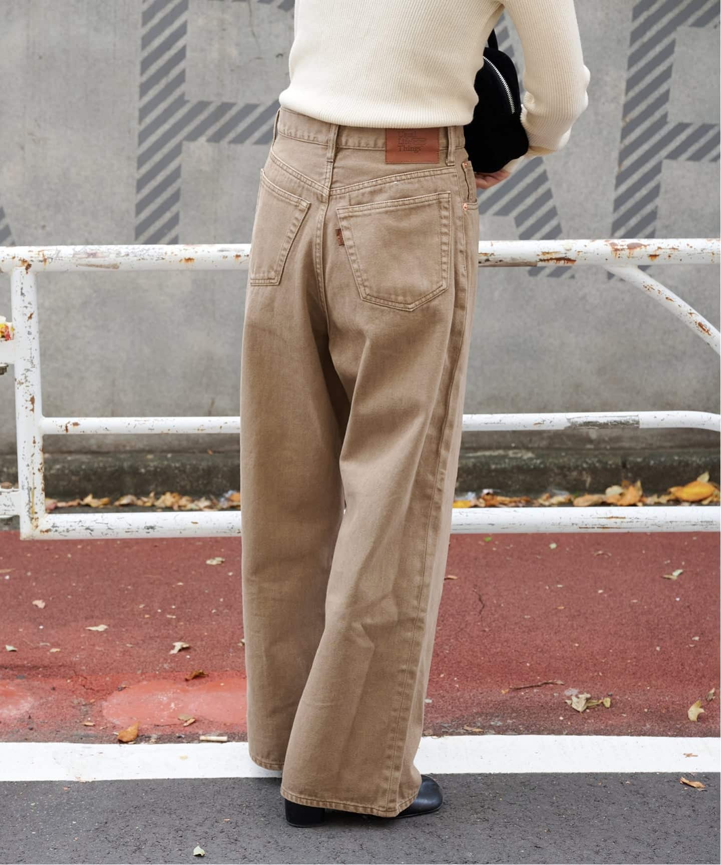 ULTフェードデニムハイライズルーズ5PKT（デニムパンツ・ジーンズ