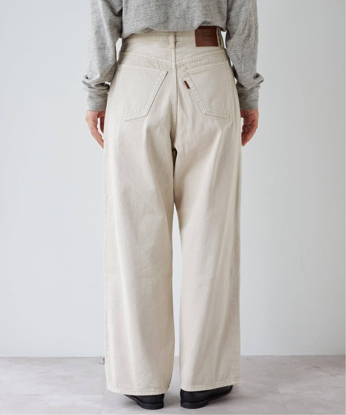 ULTフェードデニムハイライズルーズ5PKT（デニムパンツ・ジーンズ