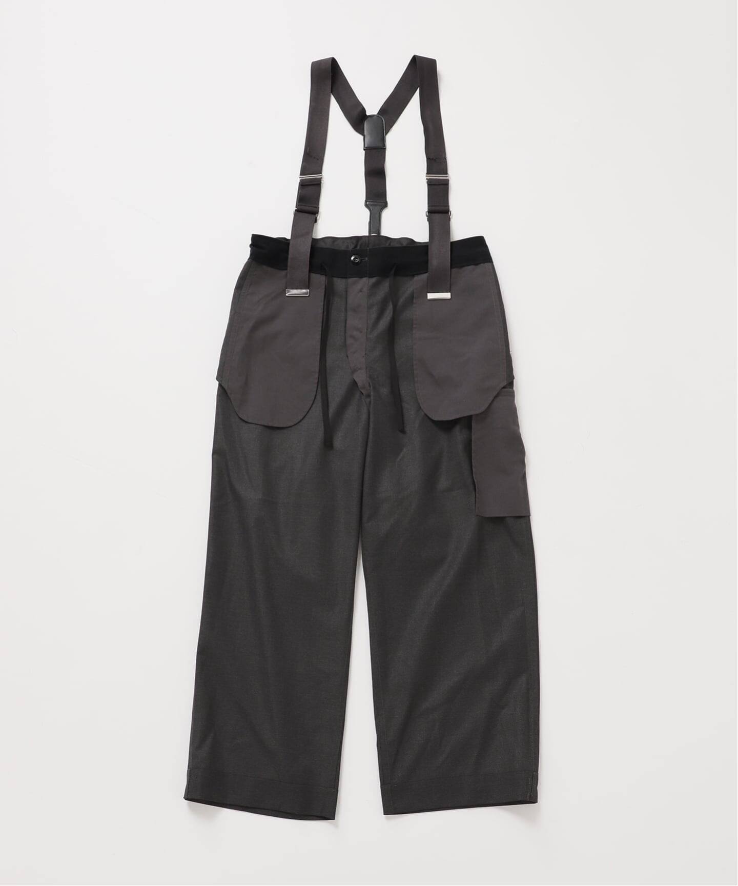 ≪追加 予約≫Cozue Ninomiya EX suspender pants（スラックス