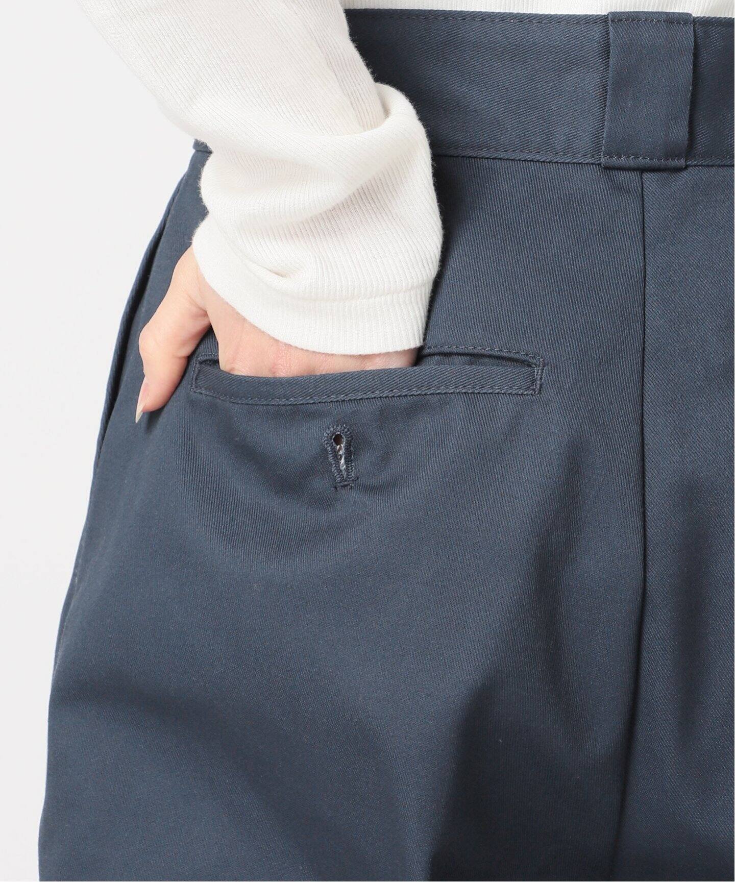 アウトドアプロダクツ Dickies ディッキーズ別注タックワイドパンツ 新品 セール】Dickies/ディッキーズ別注2タックワイドパンツ
