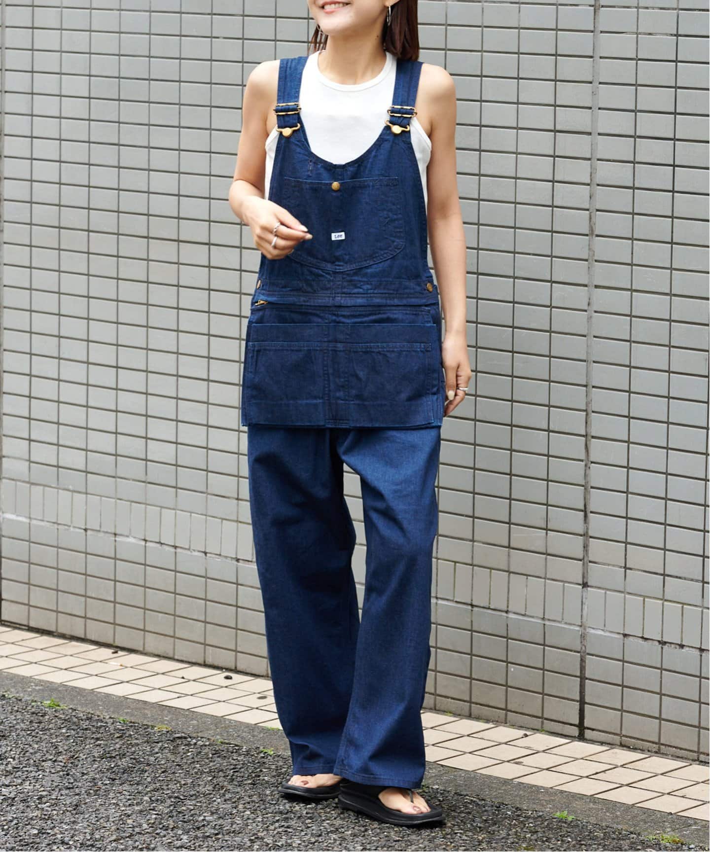 〈60s〉Lee ダークブルー オーバーオール　overall LEE別注 APRON OVERALL（サロペット／オーバーオール）｜OUTDOOR