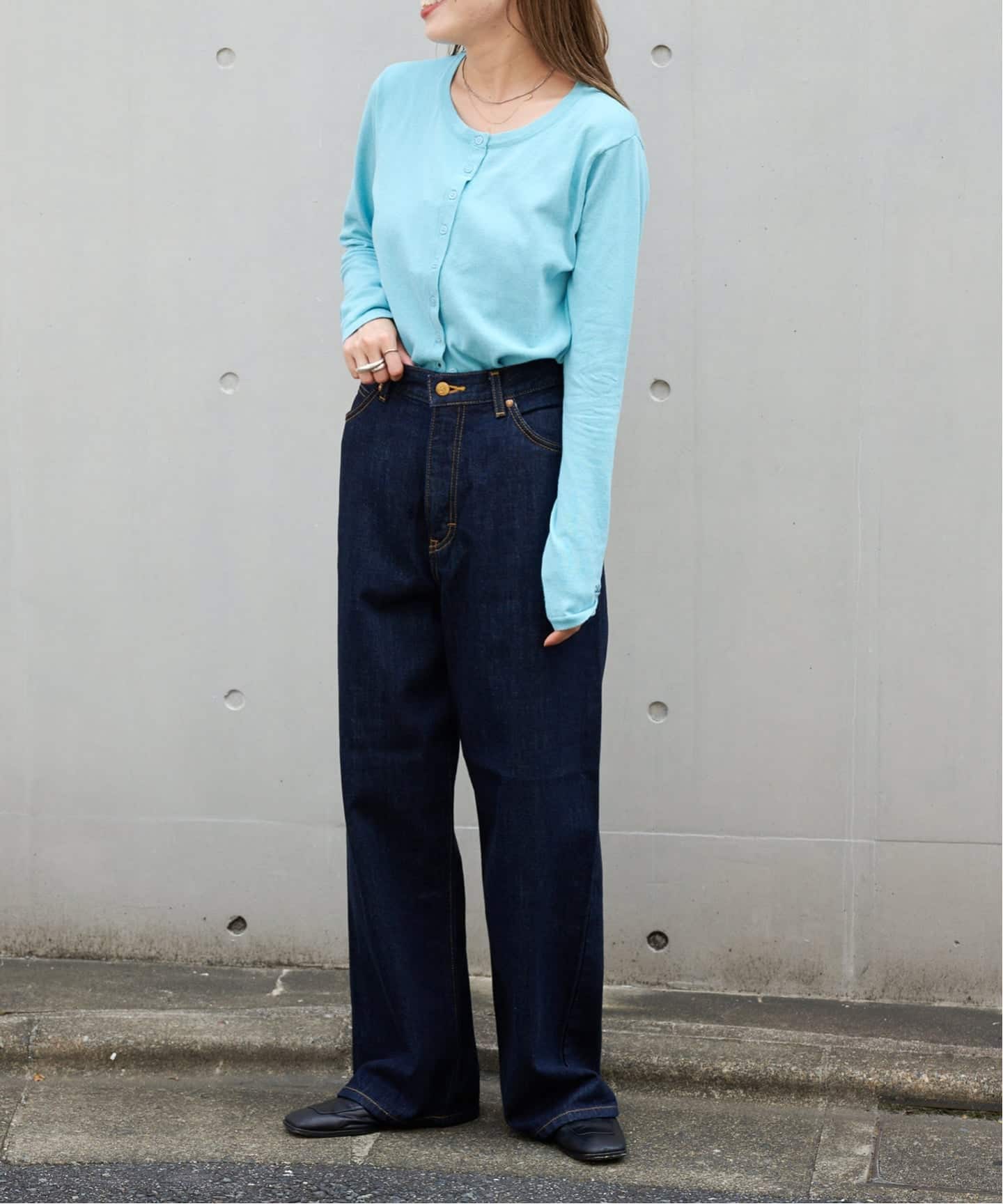 完売 OUTDOOR PRODUCT LEE別注 ハイウエストルーズデニム LEE 別注ハイウエストルーズデニム（デニムパンツ）｜OUTDOOR