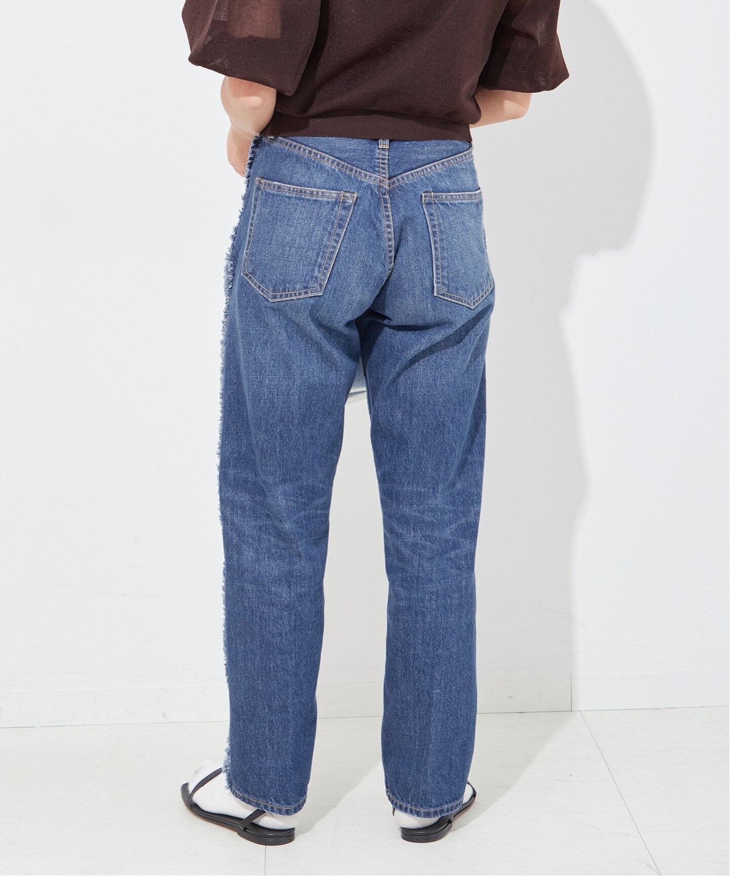 TOLQ BONUM別注　デニムパンツ　転写プリント　ベルベルジン TOLQ BONUM別注 デニムパンツ 転写プリント ベルベルジン - メルカリ