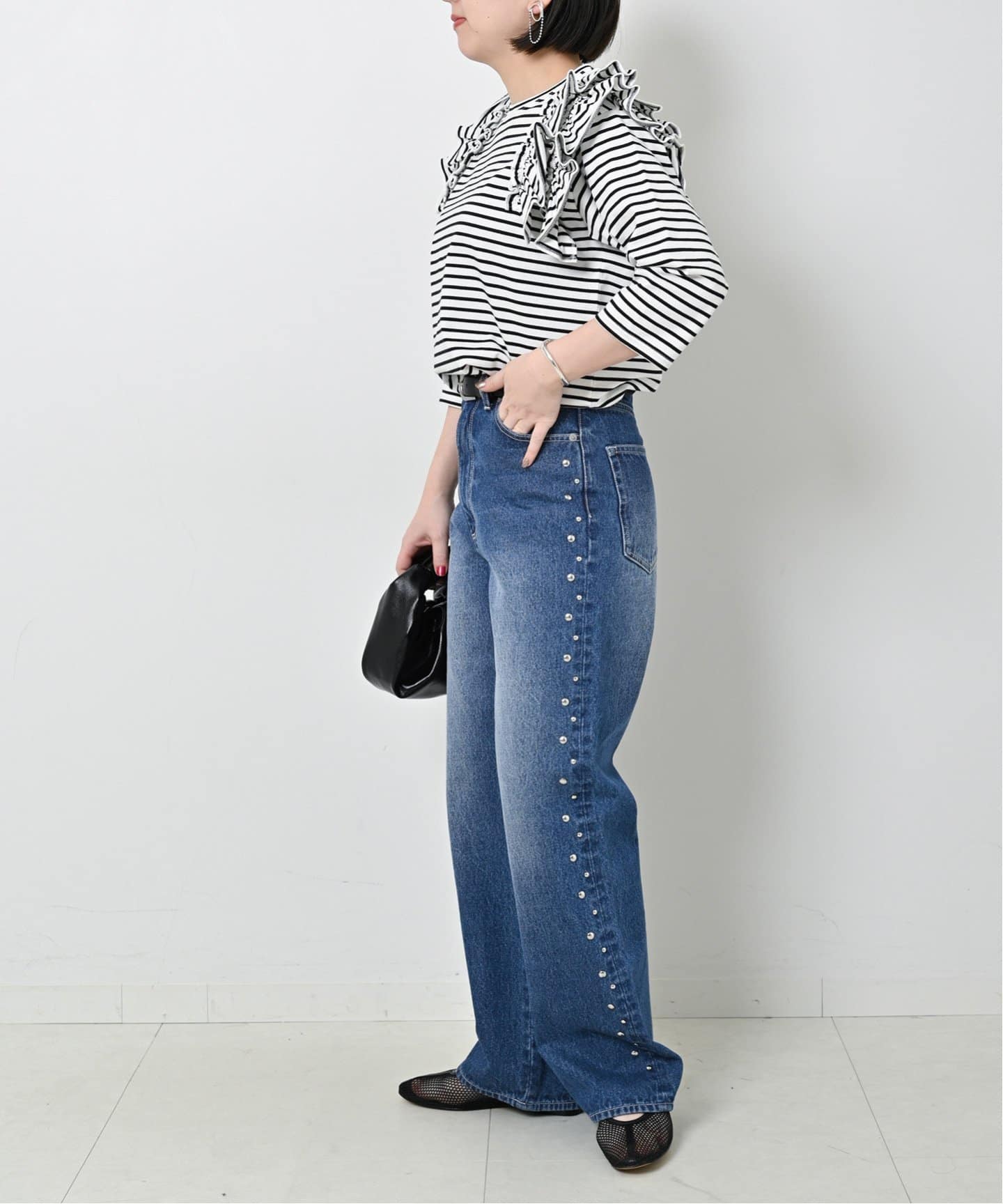 ※じーんず スタッズデニム（デニムパンツ・ジーンズ）｜Bonum（ボナム）の