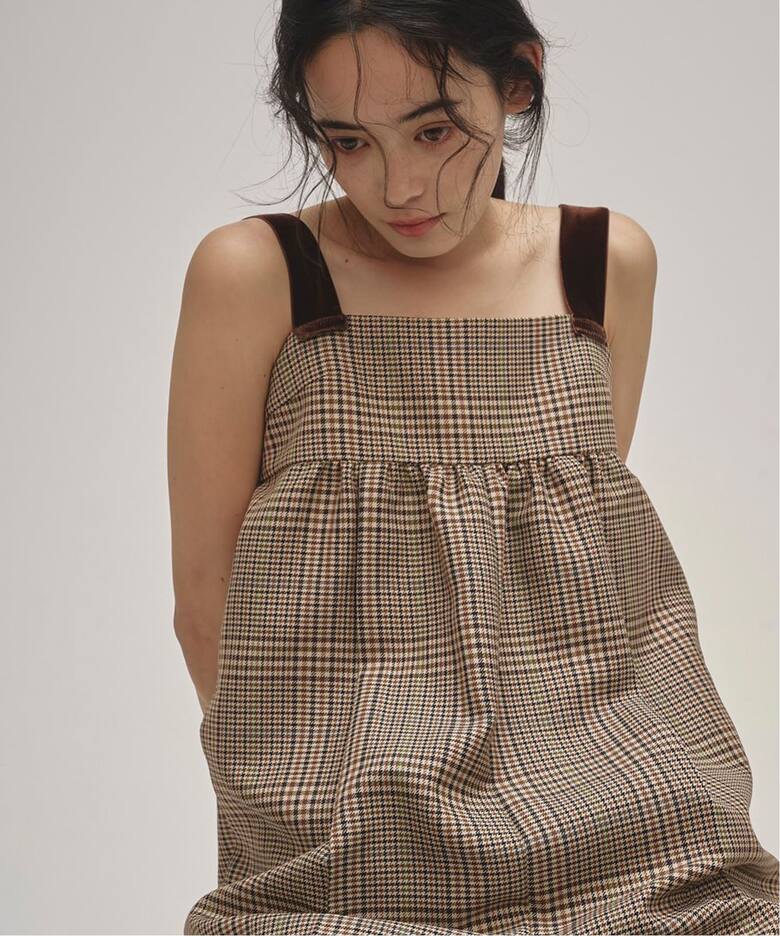 TODAYFUL Check Wide Combinaison（サロペット／オーバーオール 