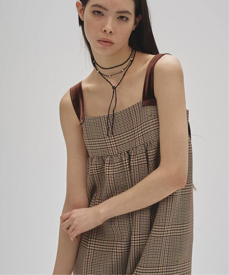 TODAYFUL Check Wide Combinaison（サロペット／オーバーオール 