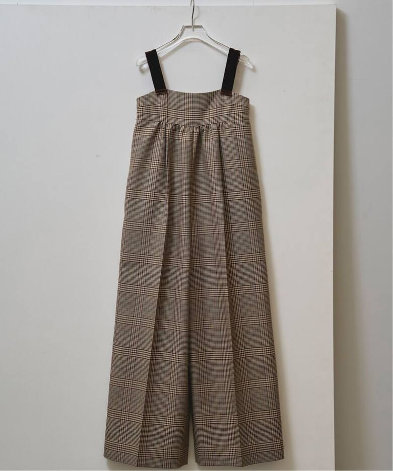 TODAYFUL Check Wide Combinaison（サロペット／オーバーオール 
