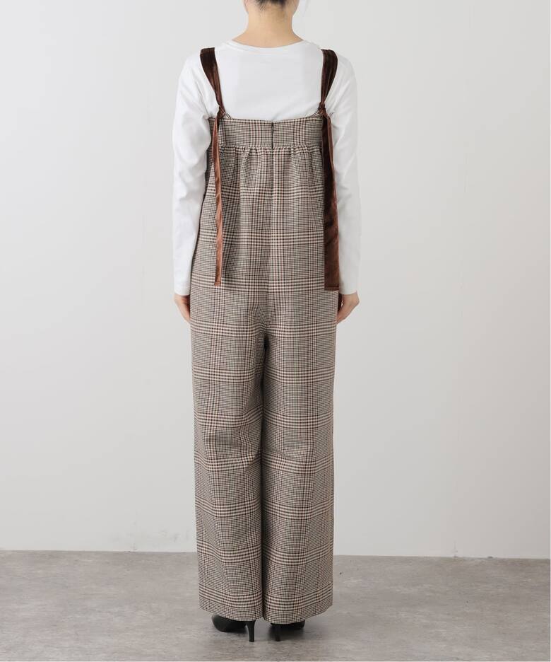 TODAYFUL Check Wide Combinaison（サロペット／オーバーオール 