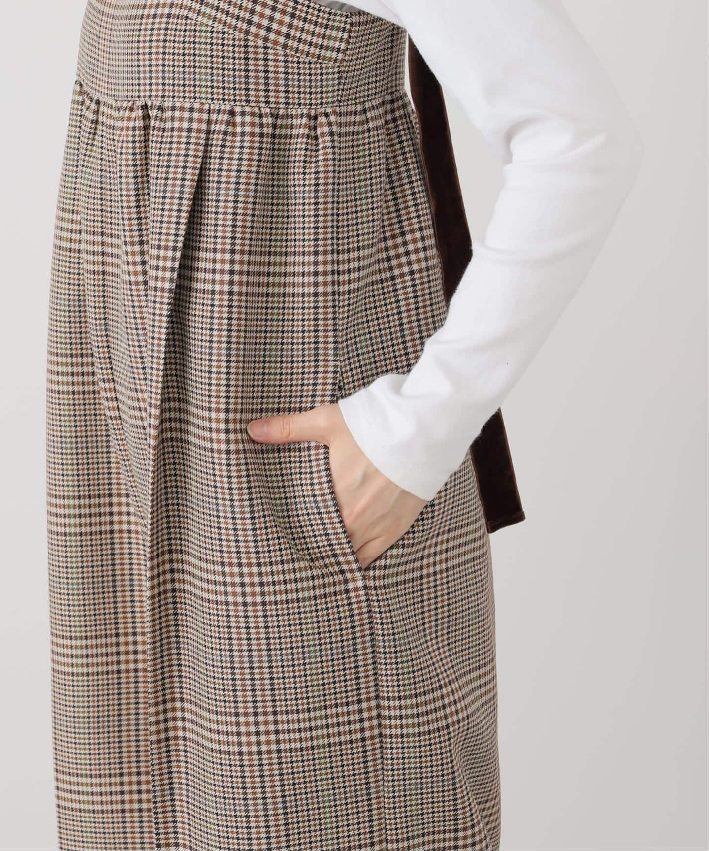 サロペット・オーバーオール・オールインワン TODAYFUL check wide conbinaison TODAYFUL Check Wide Combinaison（サロペット／オーバーオール