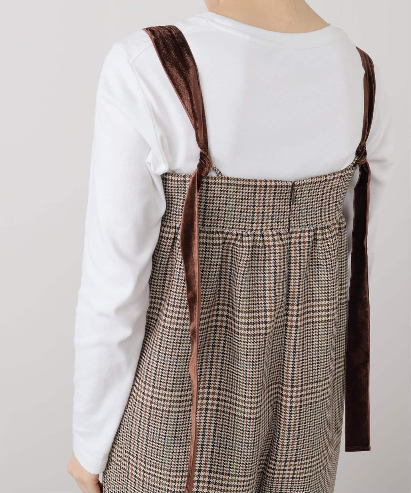 TODAYFUL Check Wide Combinaison（サロペット／オーバーオール