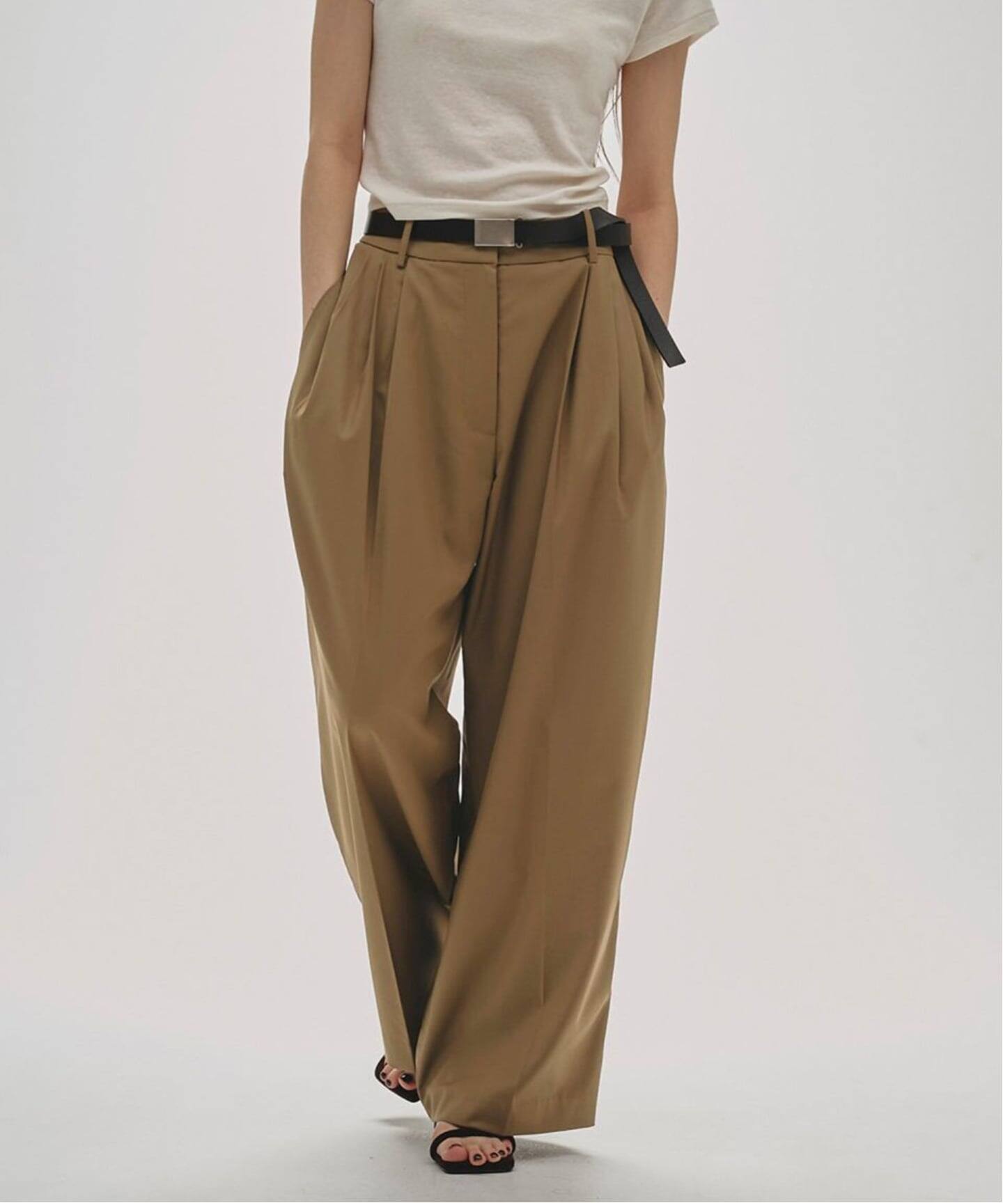 TODAYFUL Lightweight Tuck Trousers 12520704（スラックス）｜BOICE