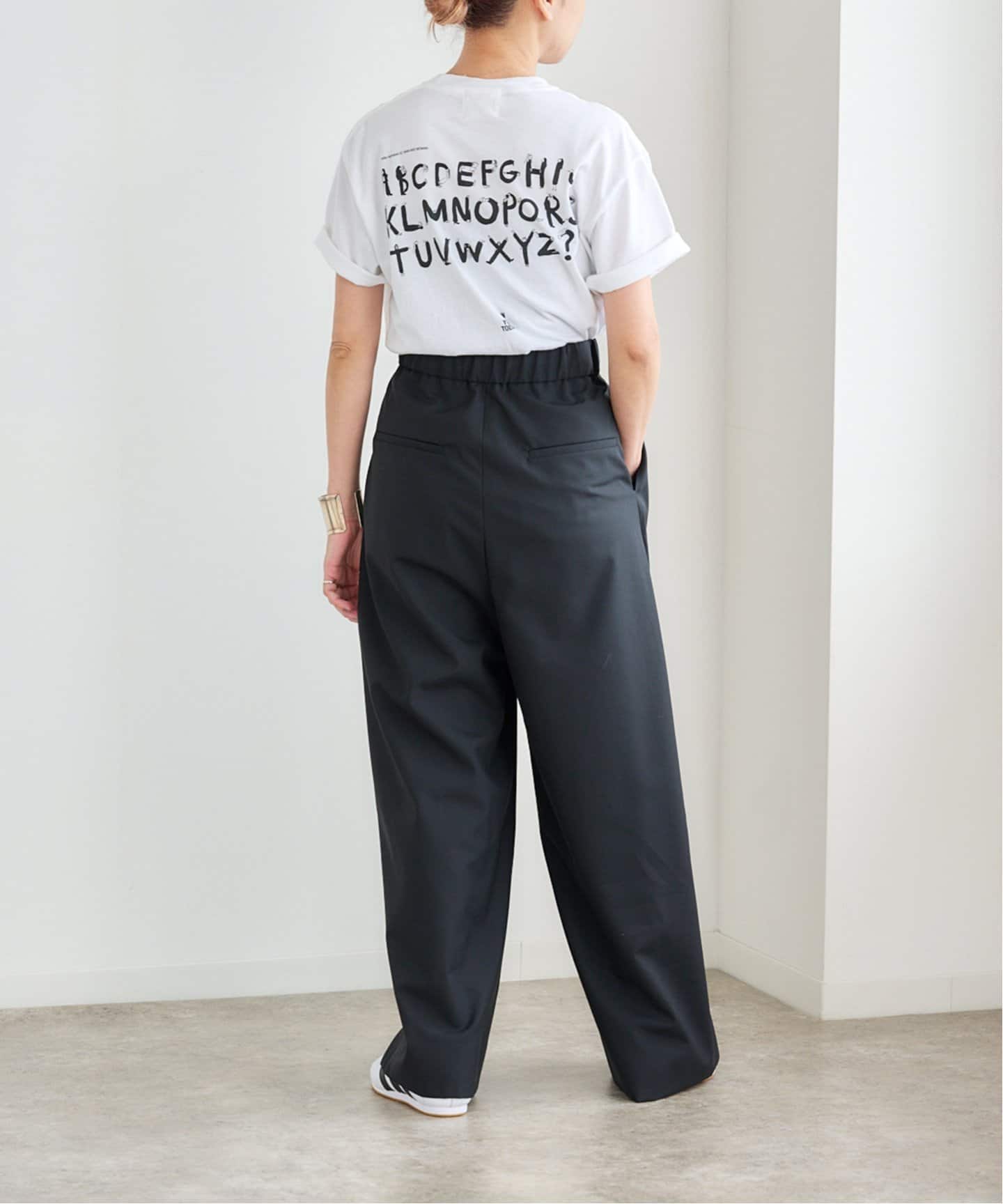 ATON WOOL TROPICAL WIDE EASY PANTS（スラックス）｜BOICE FROM