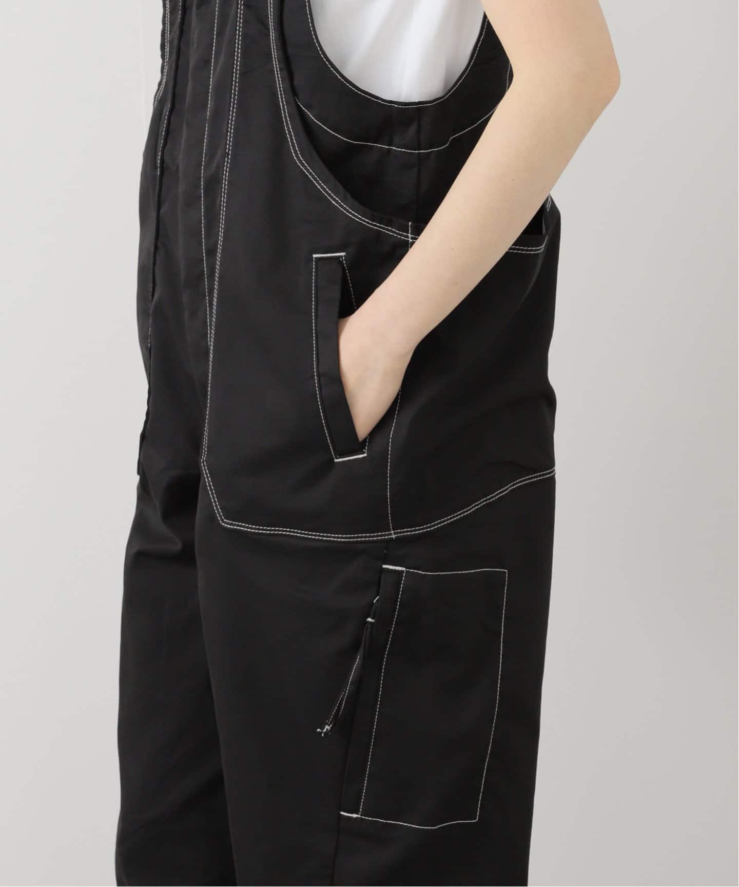 美品 todayful frontzip cotton salopette 38 TODAYFUL Frontzip Cotton Salopette 38