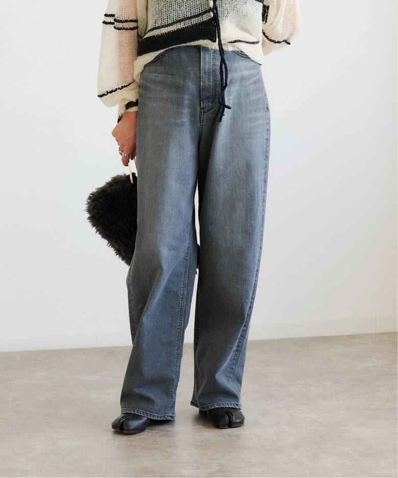 YANUK JOAN ルーズストレート 57142229 ULG（デニムパンツ・ジーンズ  