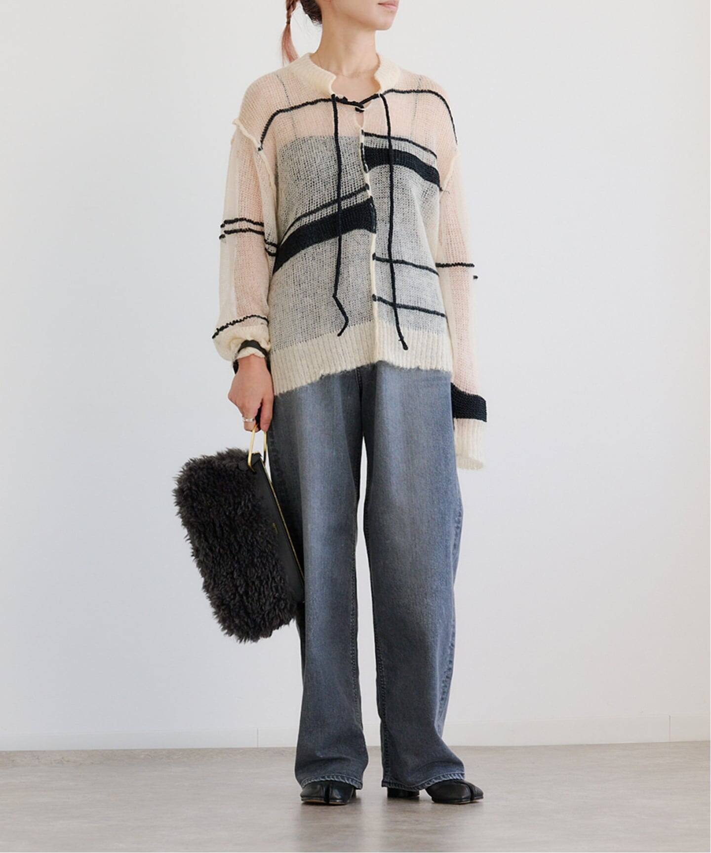 新品　YANUK JOAN ルーズストレート 57142229 ULG ヤヌーク ルーズストレート