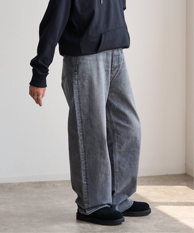 YANUK JOAN ルーズストレート 57142229 ULG（デニムパンツ・ジーンズ  