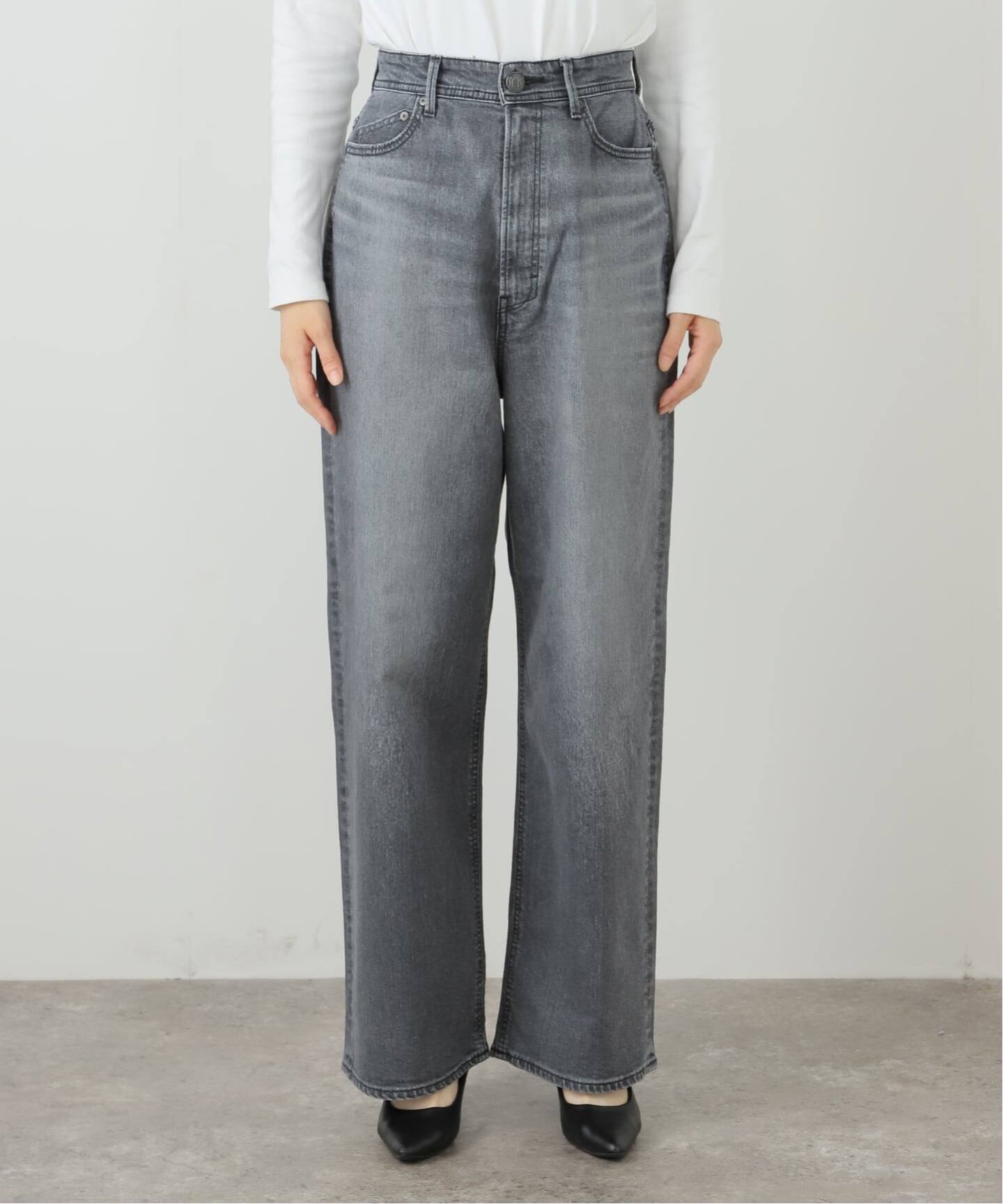 YANUK JOAN ルーズストレート 57142229 ULG（デニムパンツ・ジーンズ