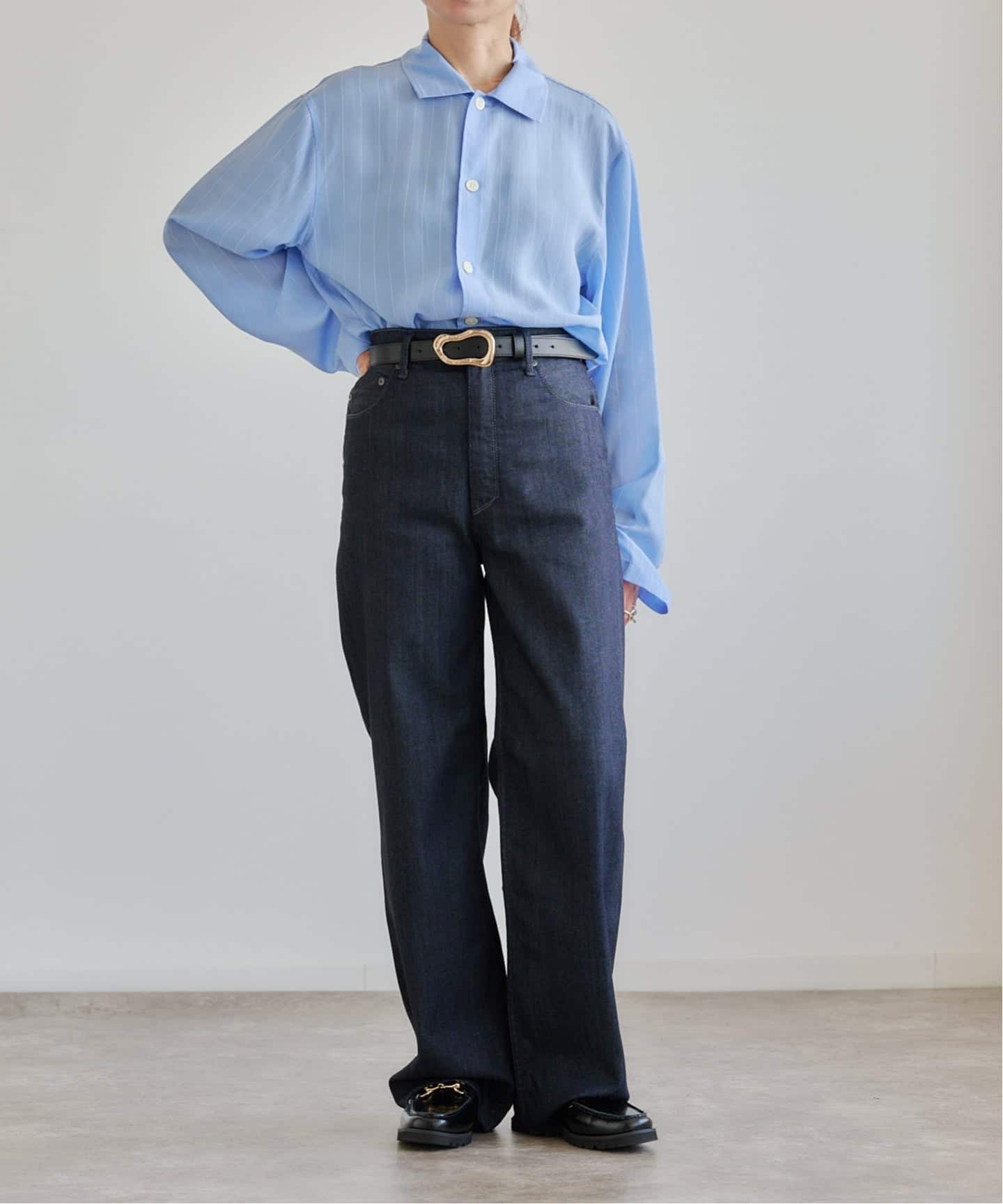 Yuu _____　Yanuk デニム　LILITH OWI 26 YANUK LILITH ワイドストレート 57153077 OWI（デニムパンツ