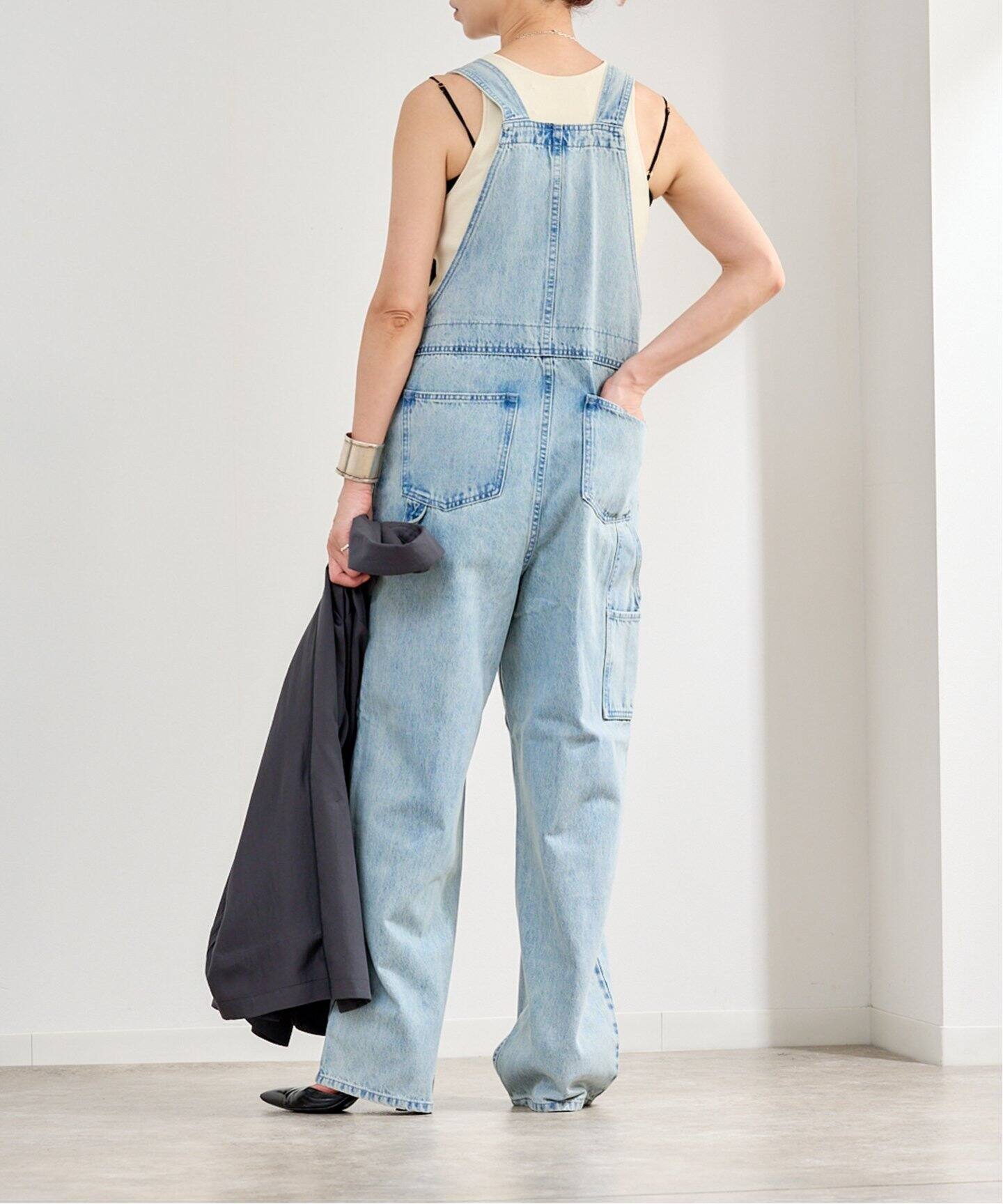 CLANE WAIST ADJUST OVERALLS 18112-5042（サロペット／オーバーオール 