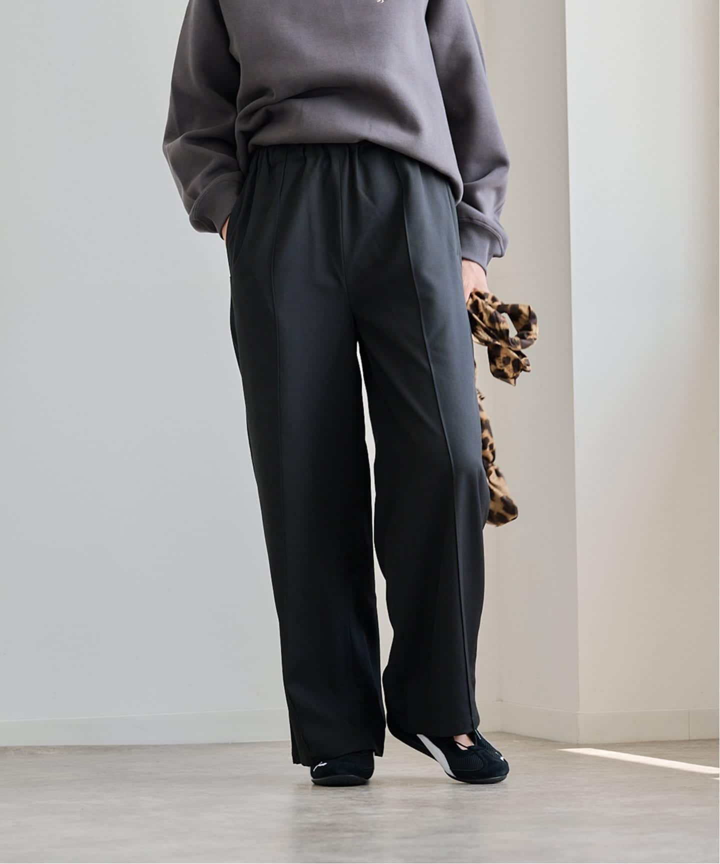 【タグ付き新品未使用】L'Appartement Wide Pants anuke Pintuck Wide Pants 62520730（スラックス）｜BOICE FROM