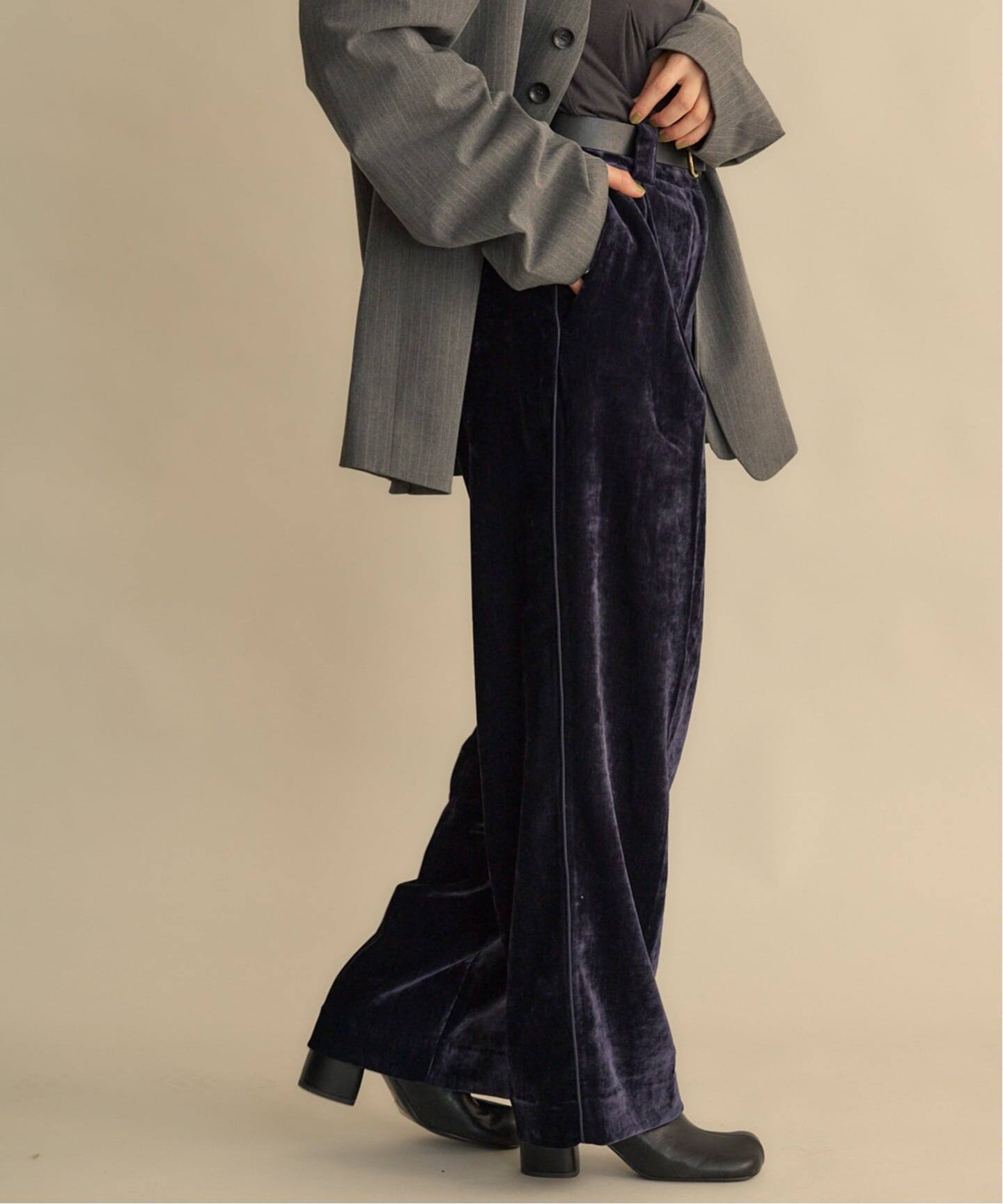 anuke Velvet Wide Pants（その他パンツ）｜BOICE FROM BAYCREW'S