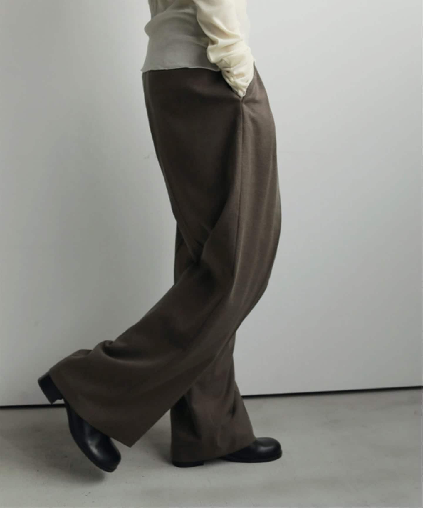 anuke Tuck Wide Pants（スラックス）｜BOICE FROM BAYCREW'S（ボイス