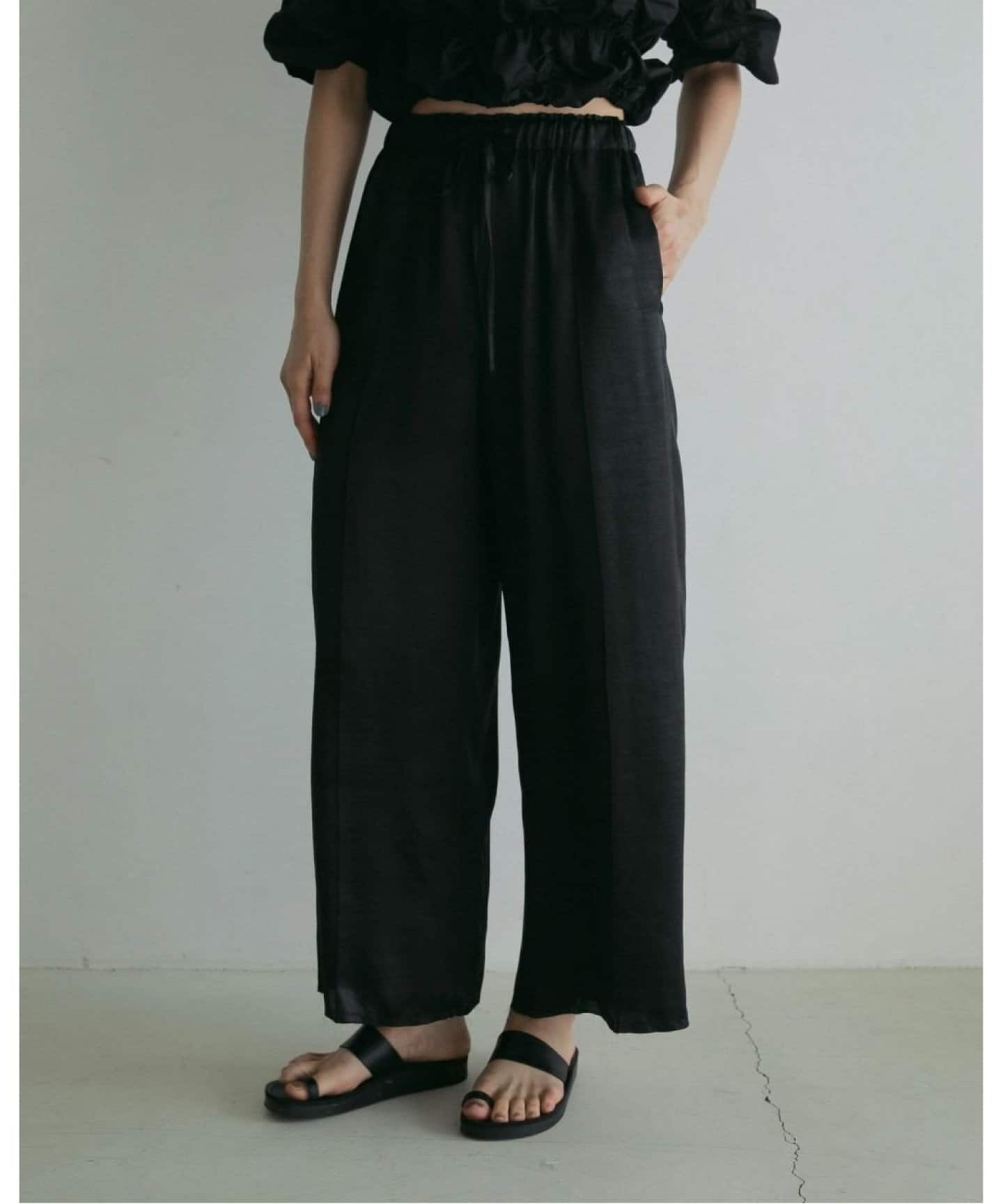 スカート anuke Piping Satin Pants セール】Piping Satin Pants（その他パンツ）｜anuke