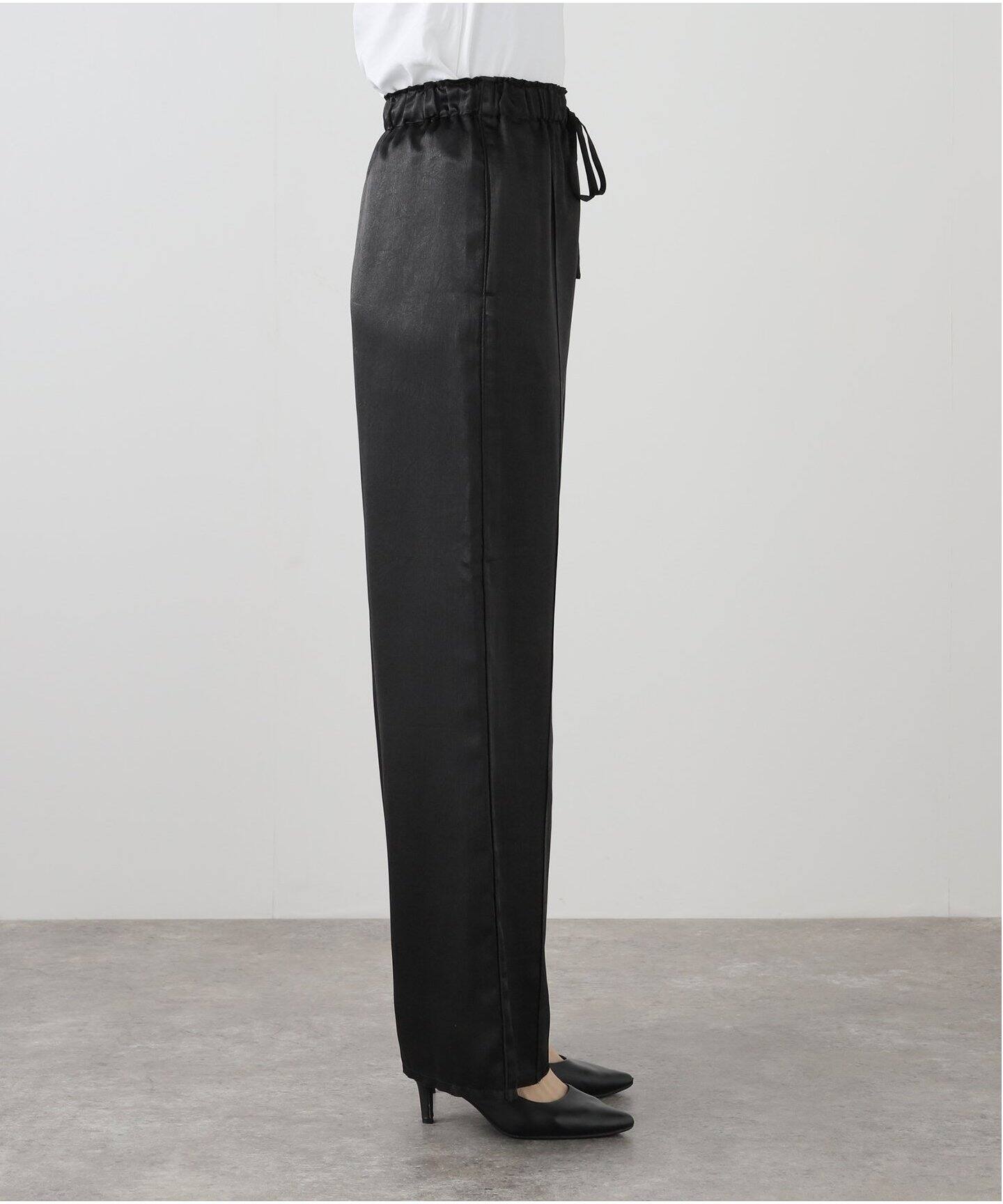 パンツ NANUA SILK NOIL ANKLE TIED PANTS パンツ NANUA SILK NOIL ANKLE TIED PANTS Jenci - Pleated Wide