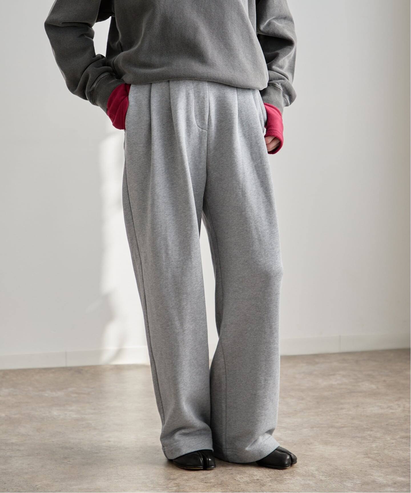 CLANE TWO TUCK SWEAT PANTS（スウェットパンツ）｜BOICE FROM