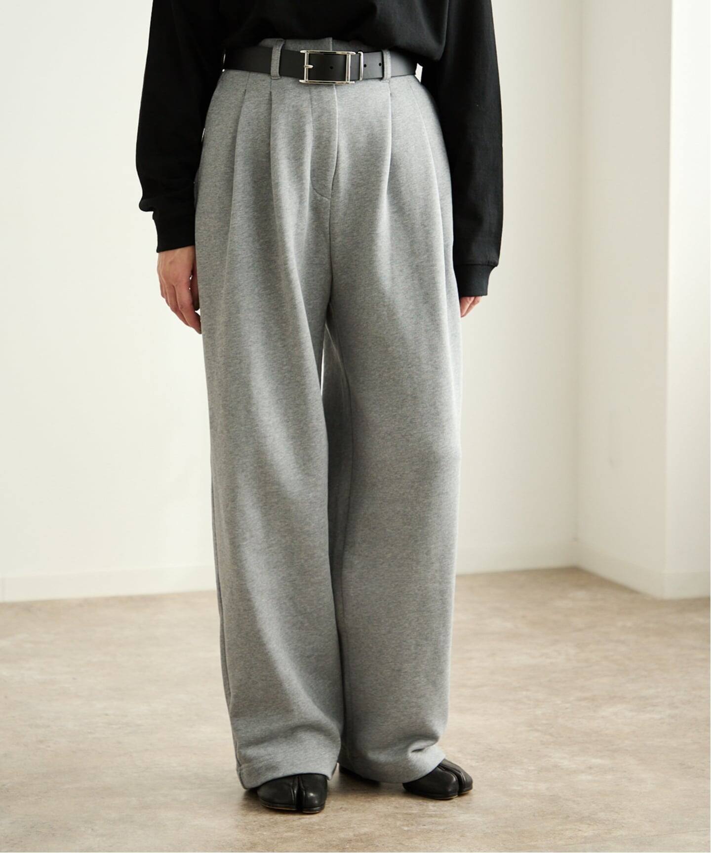 CLANE TWO TUCK SWEAT PANTS（スウェットパンツ）｜BOICE FROM
