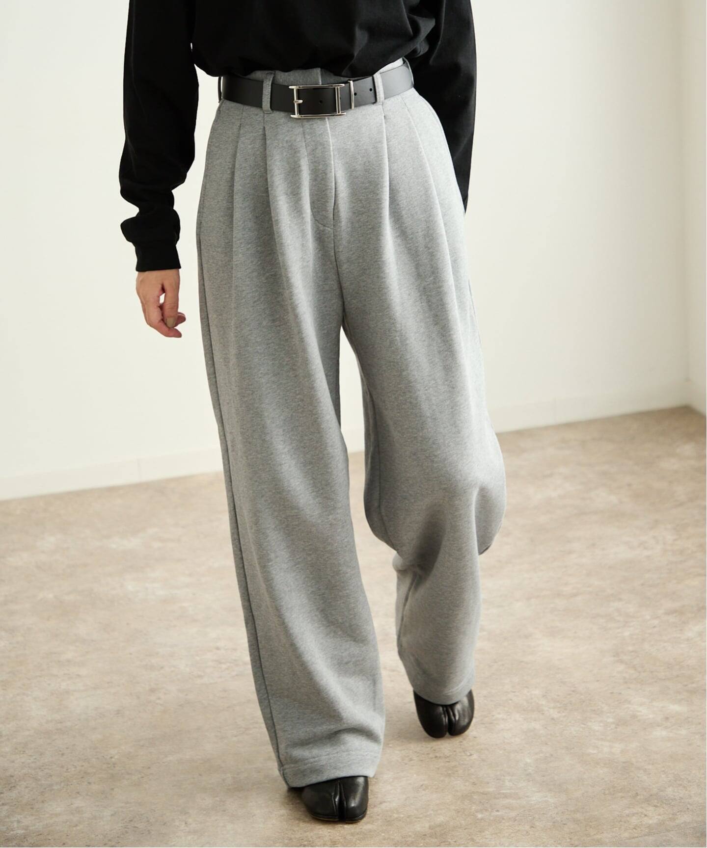 CLANE TWO TUCK SWEAT PANTS（スウェットパンツ）｜BOICE FROM