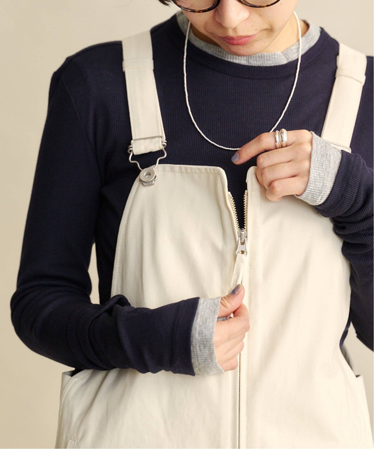 TODAYFUL Frontzip Twill Salopette（サロペット／オーバーオール