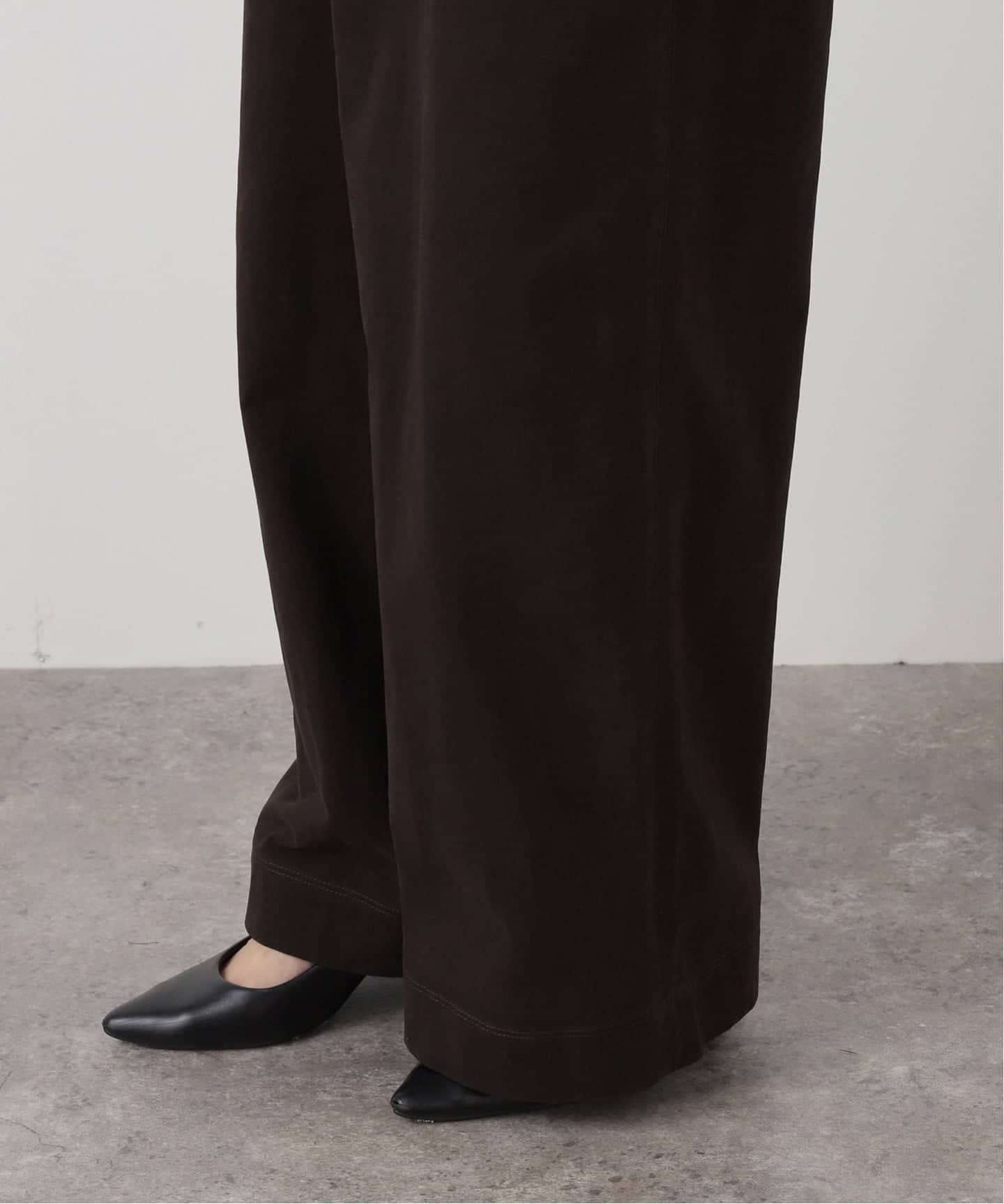【新品】Frontzip Twill Salopette ダークブラウン　36 TODAYFUL Frontzip Twill Salopette（サロペット／オーバーオール