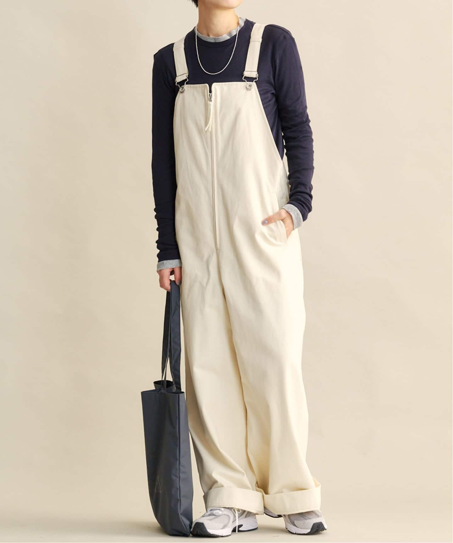 TODAYFUL Frontzip Twill Salopette（サロペット