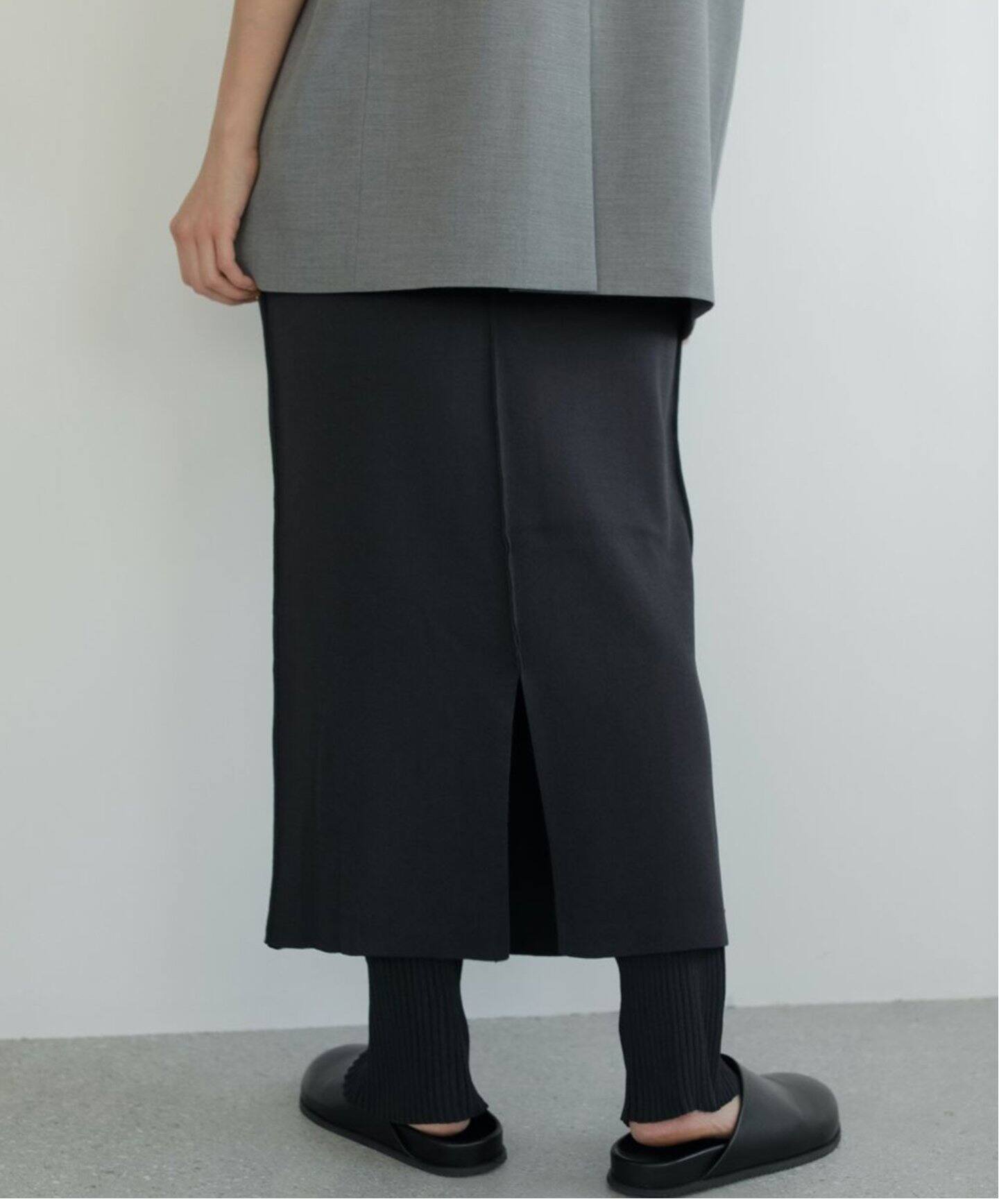 anuke Mixknit Skirt Pants（スラックス）｜BOICE FROM BAYCREW