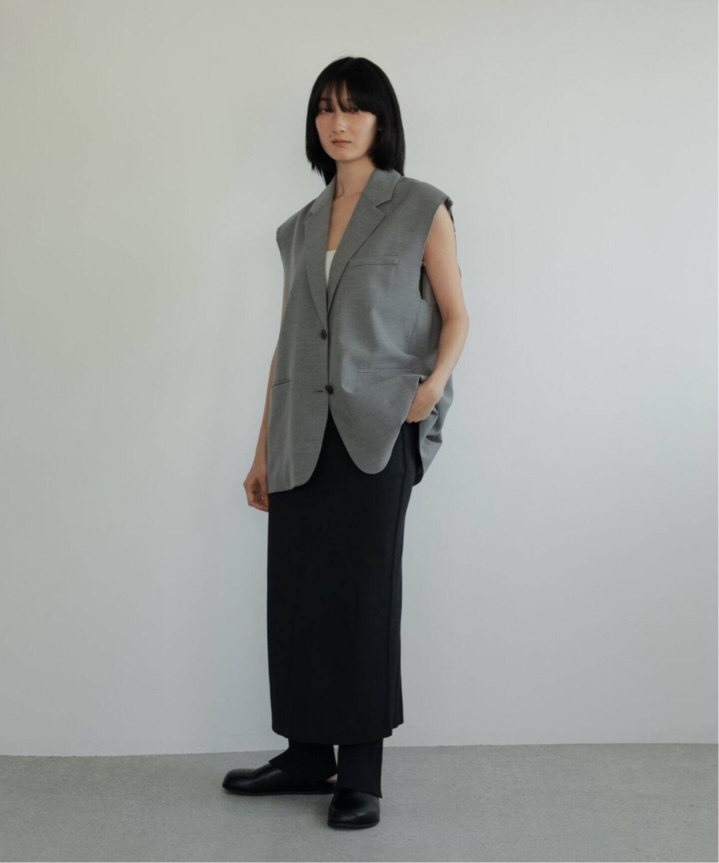 anuke Mixknit Skirt Pants（スラックス）｜BOICE FROM BAYCREW