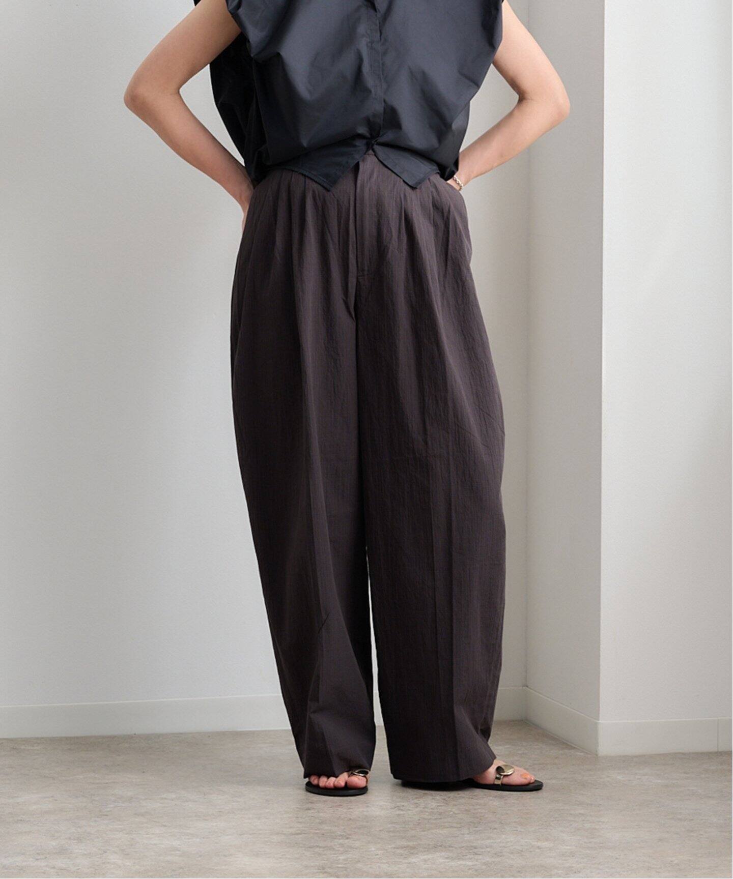 anuke Check Tuck Pants 62510708（スラックス）｜BOICE FROM